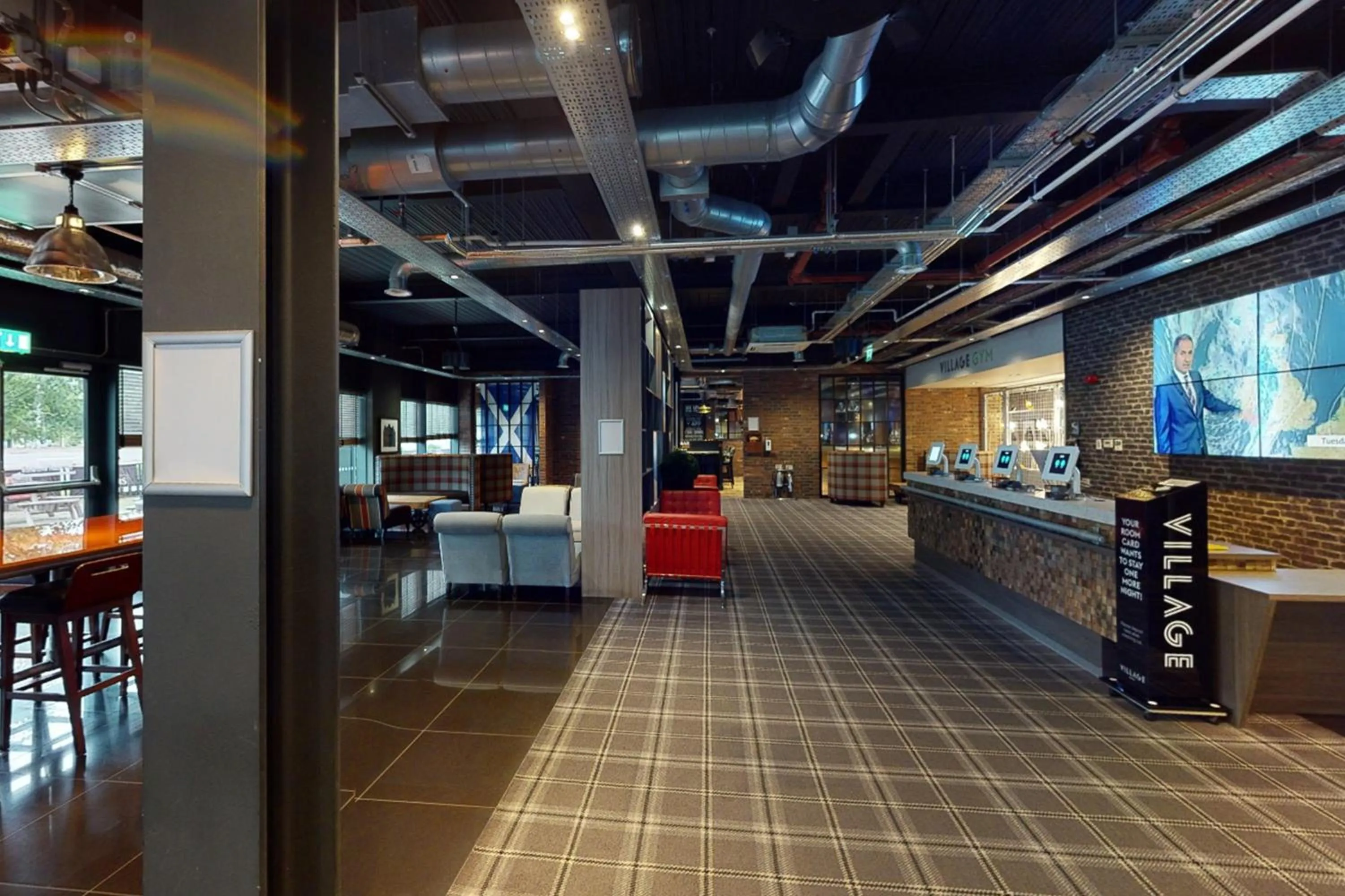 Lobby or reception in Village Hotel Glasgow