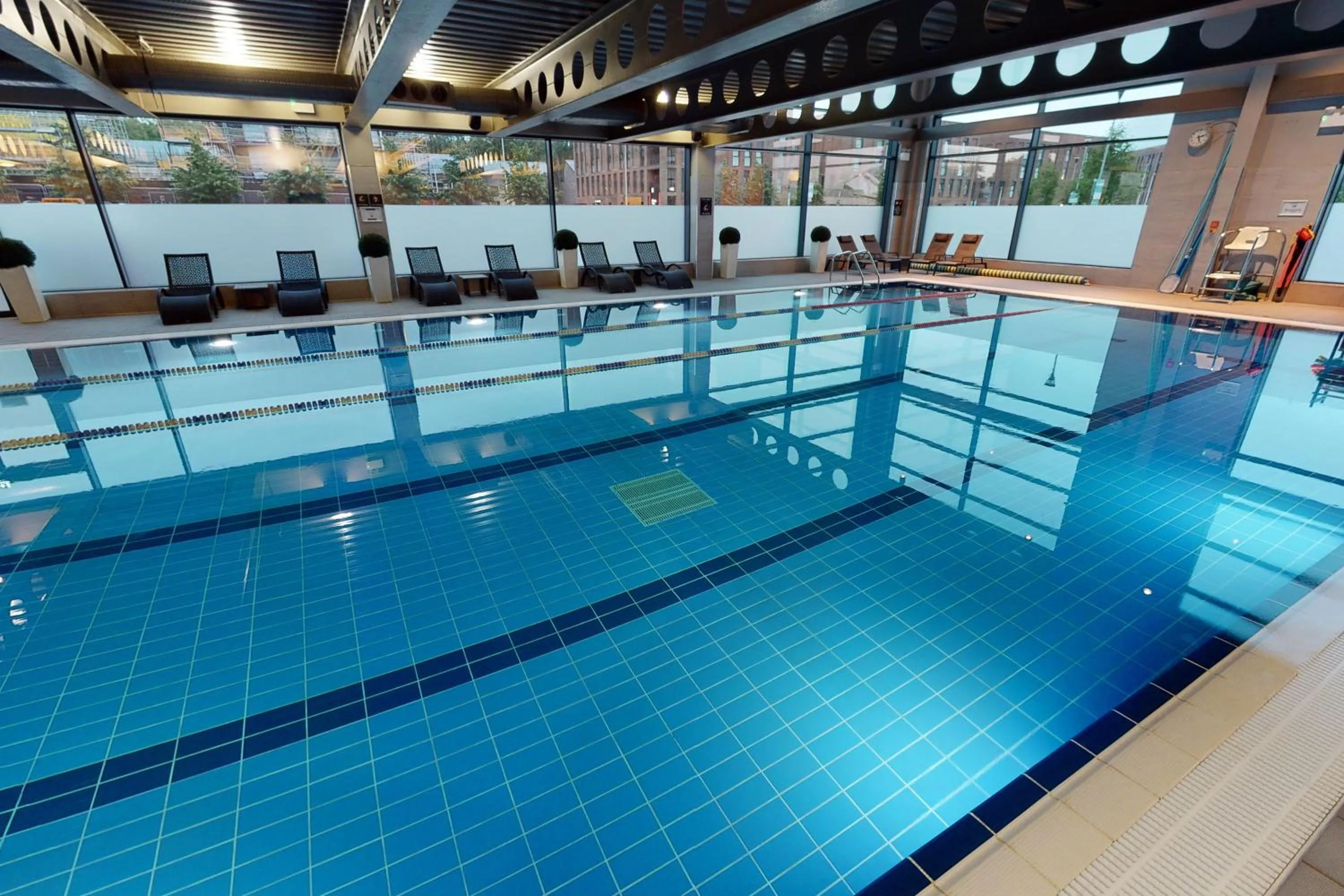 Swimming pool in Village Hotel Glasgow