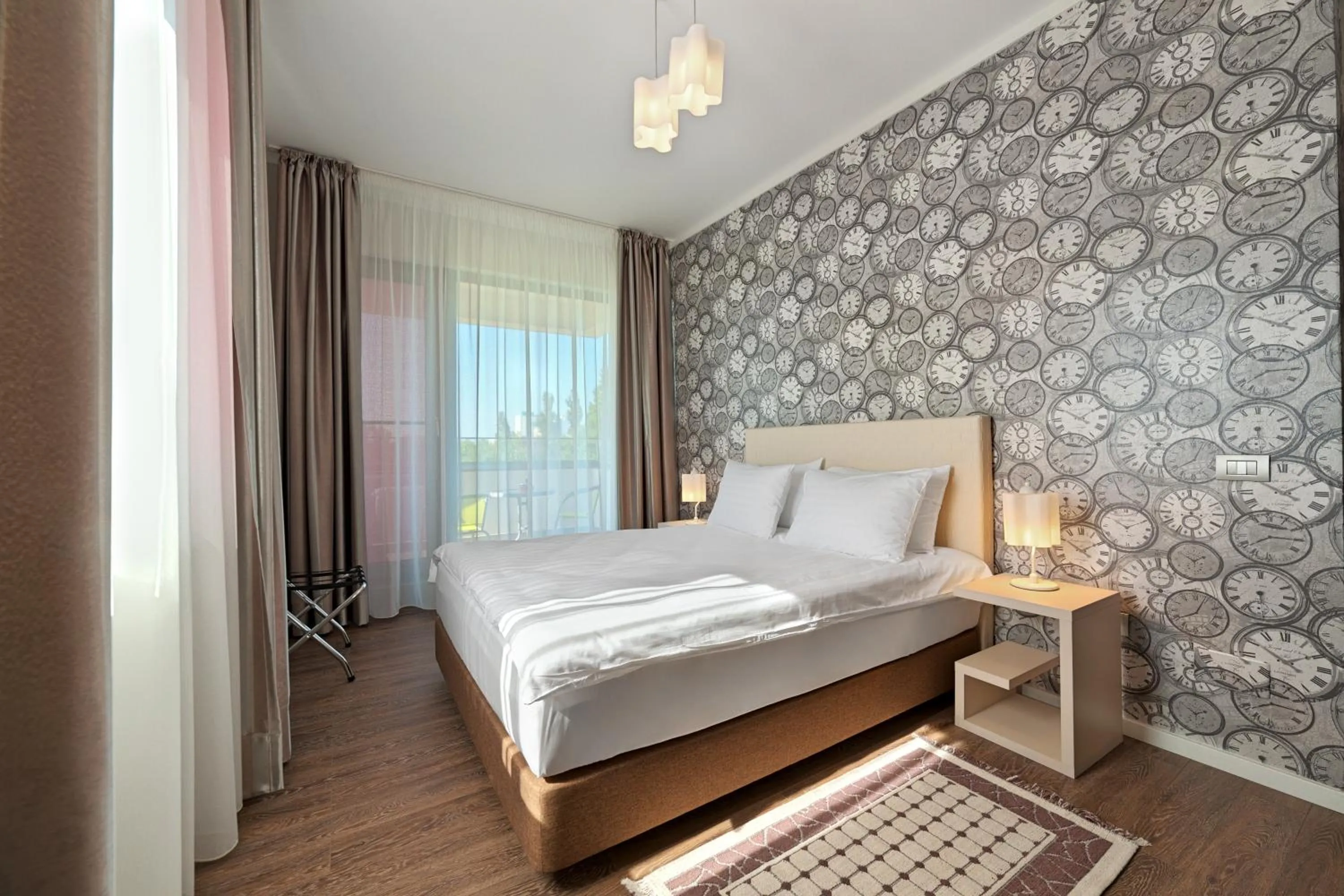 Bedroom, Bed in Tomis Garden Apartments Mamaia