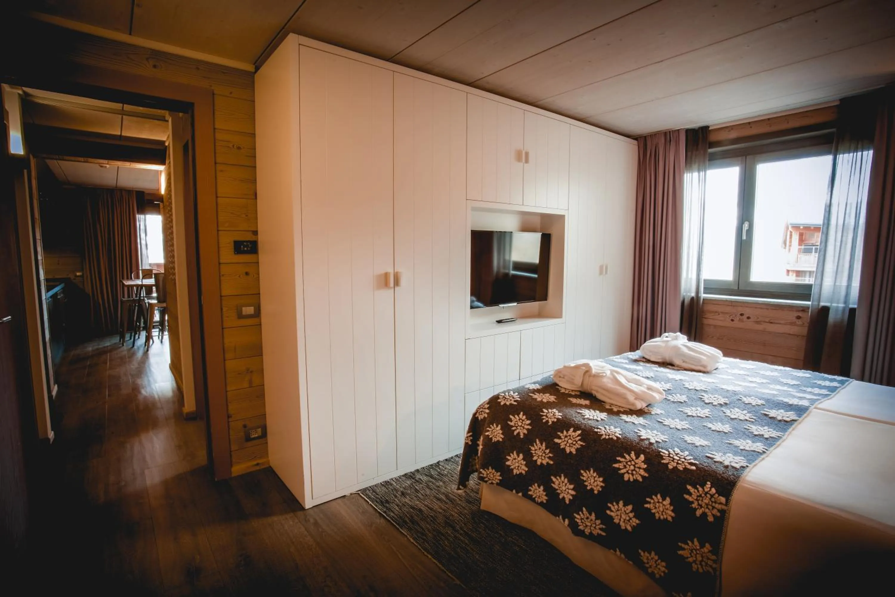 Bed in La Cresta Chalet