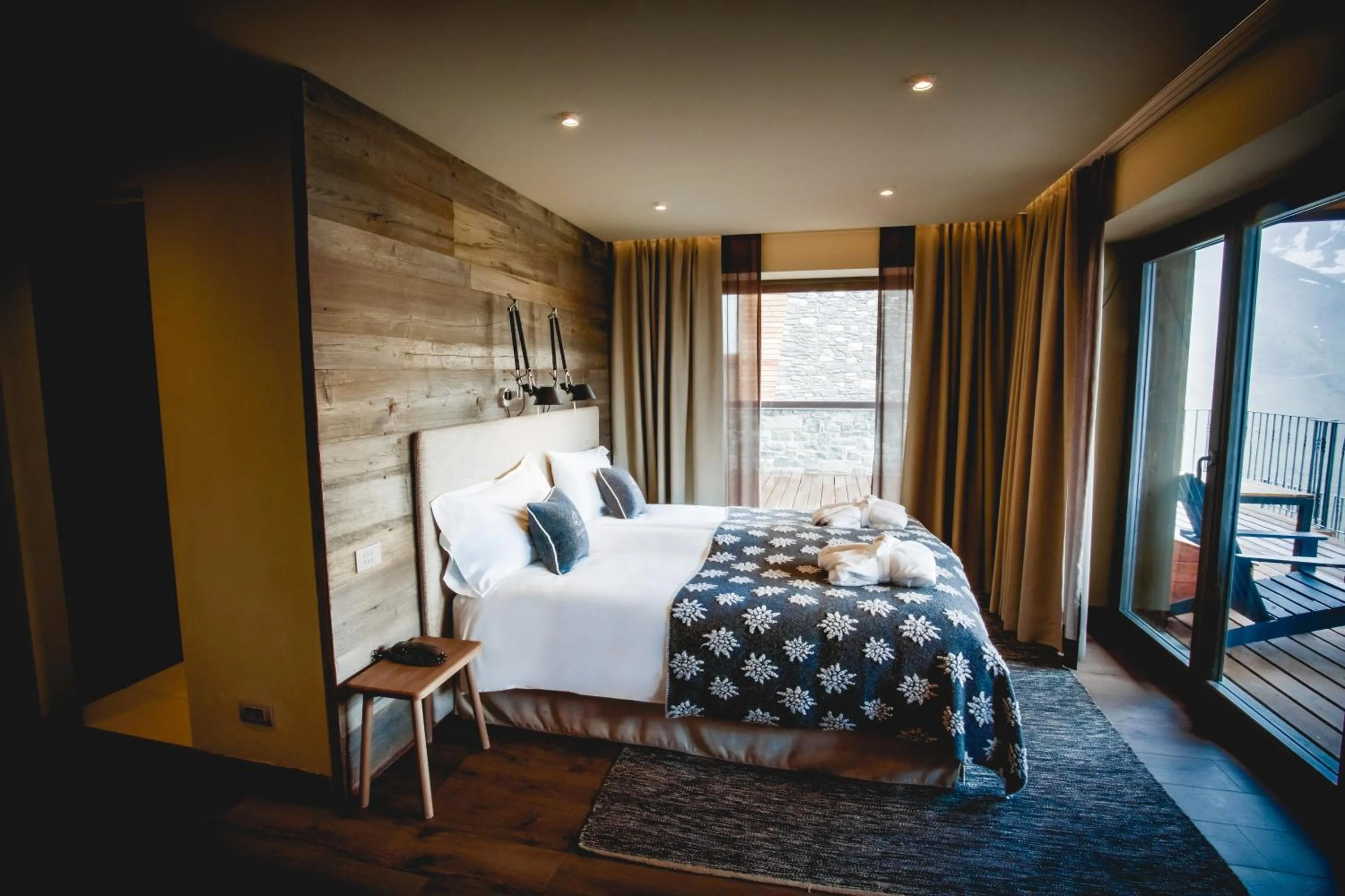 Bed in La Cresta Chalet