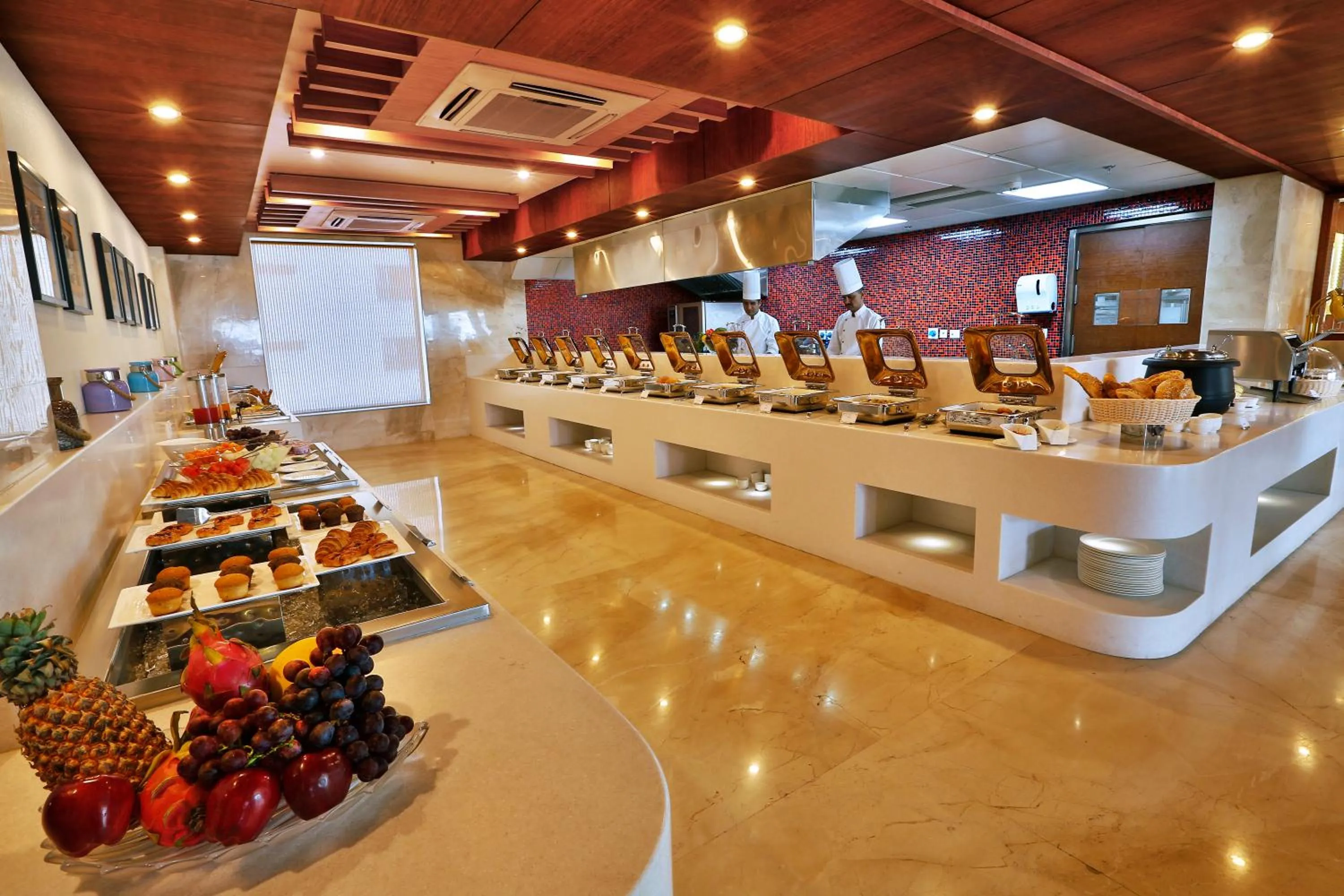 Buffet breakfast in Ramada by Wyndham Ghaziabad Vasundhara