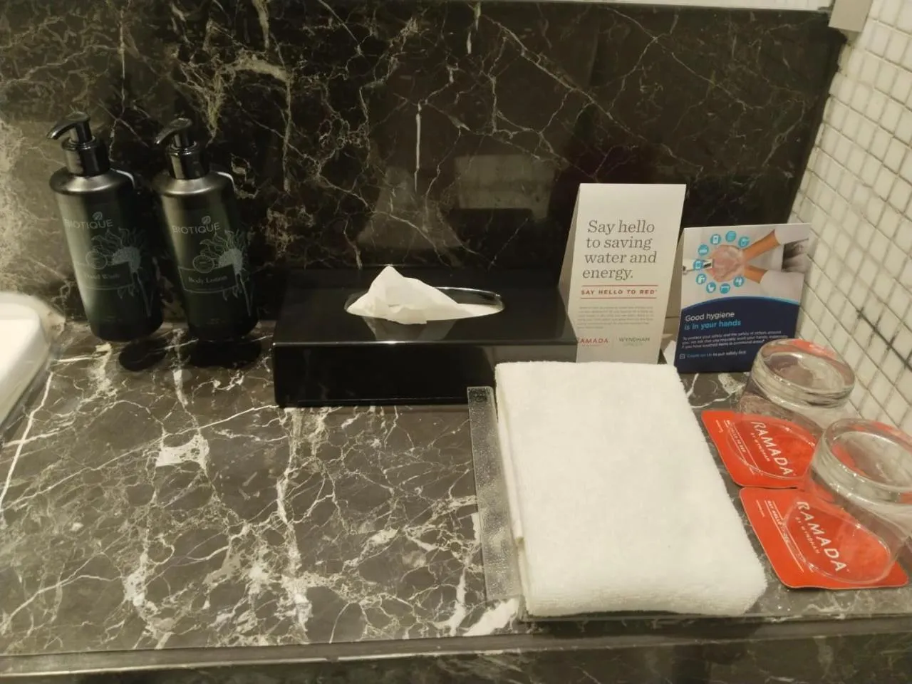 Toilet in Ramada by Wyndham Ghaziabad Vasundhara