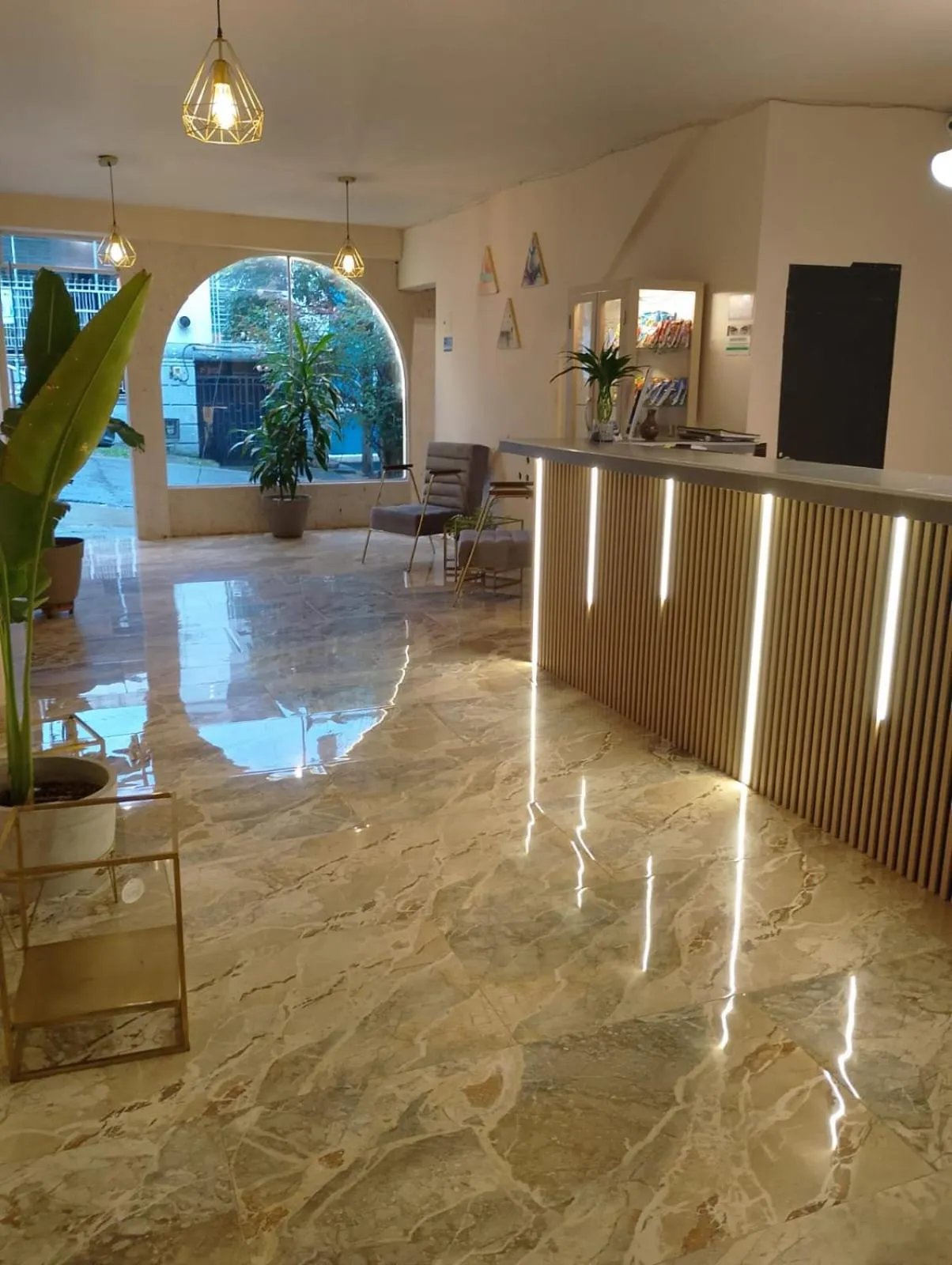 Lobby or reception in History Center Hotel