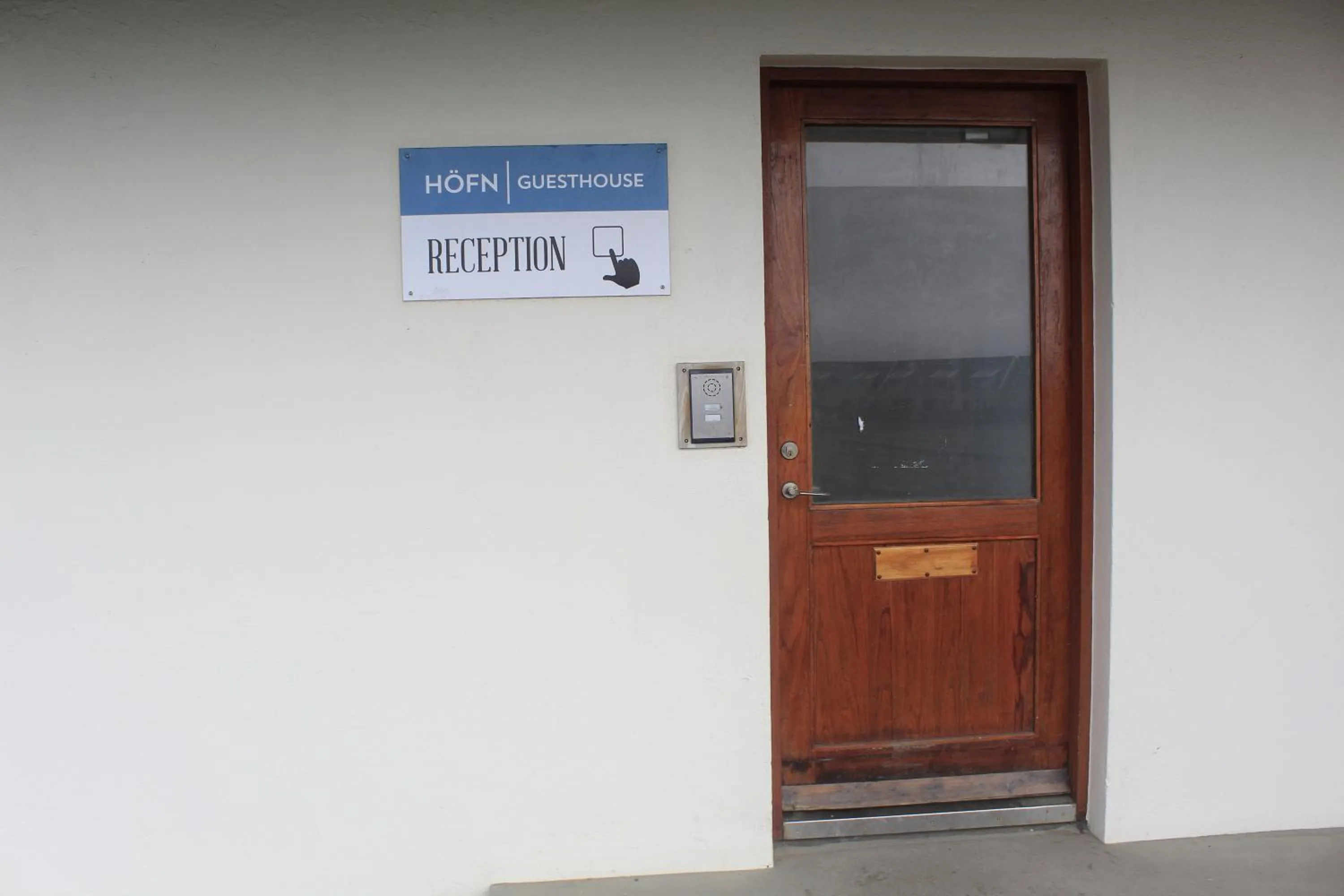 Facade/entrance in Höfn Guesthouse