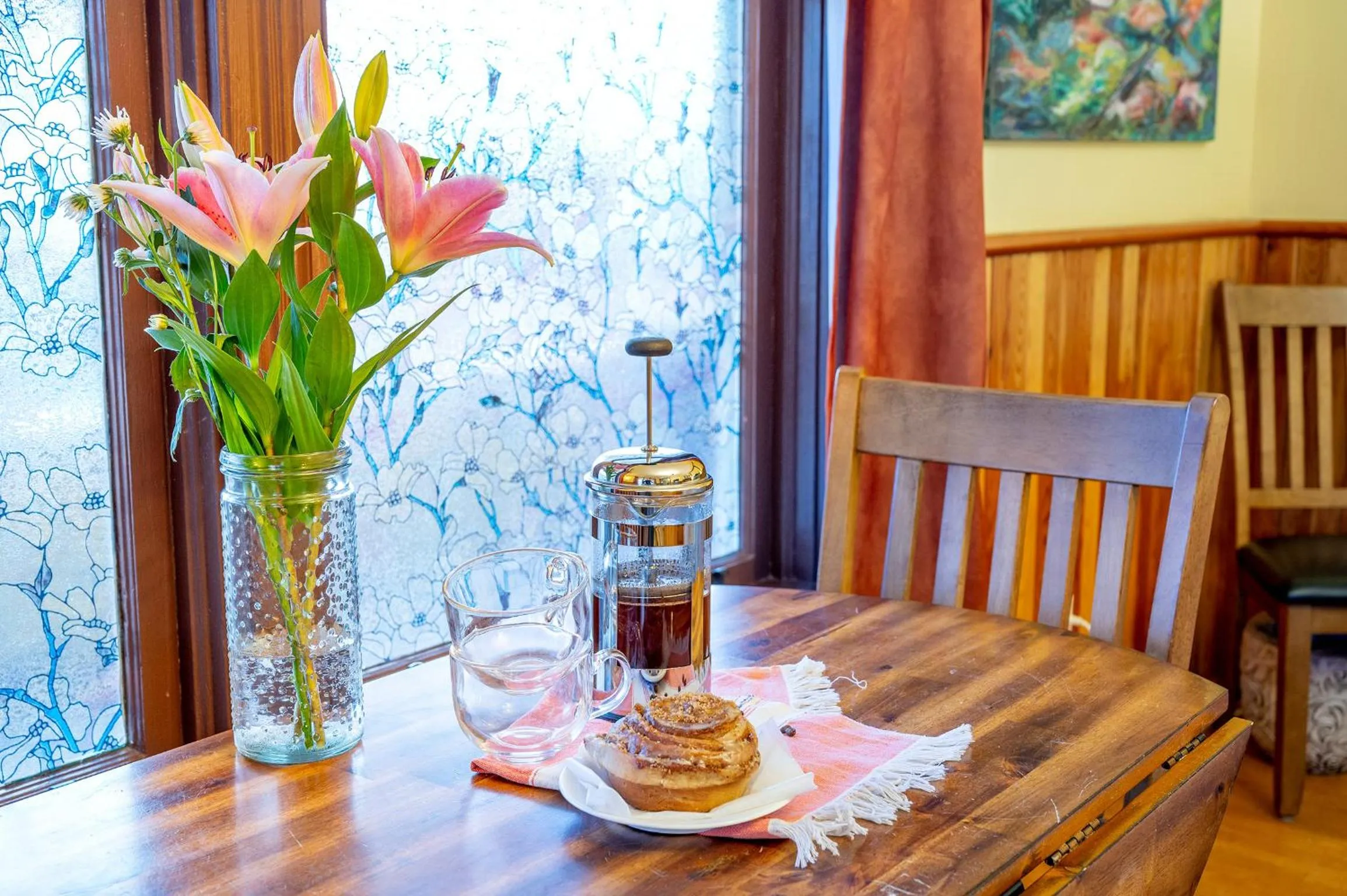 Dining area in Victoria Falls House Inn