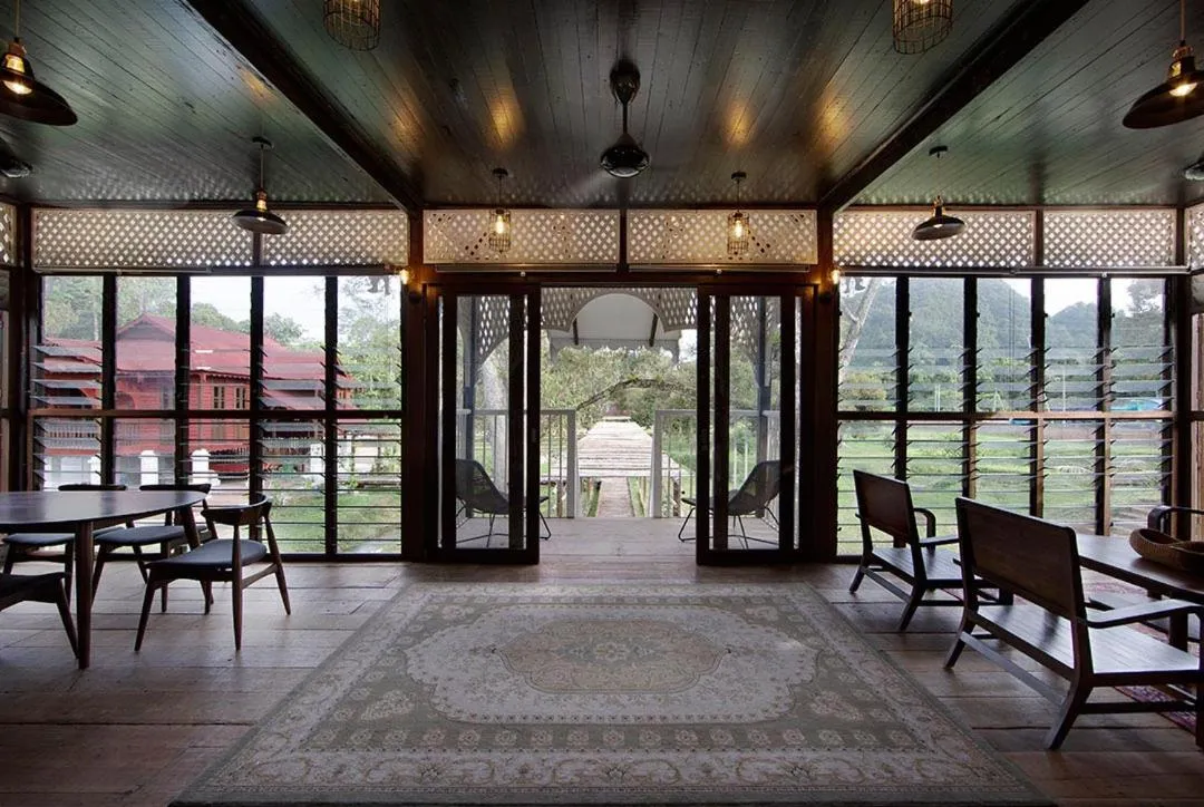 Patio in Bagas Zakariah Orchard Lodge