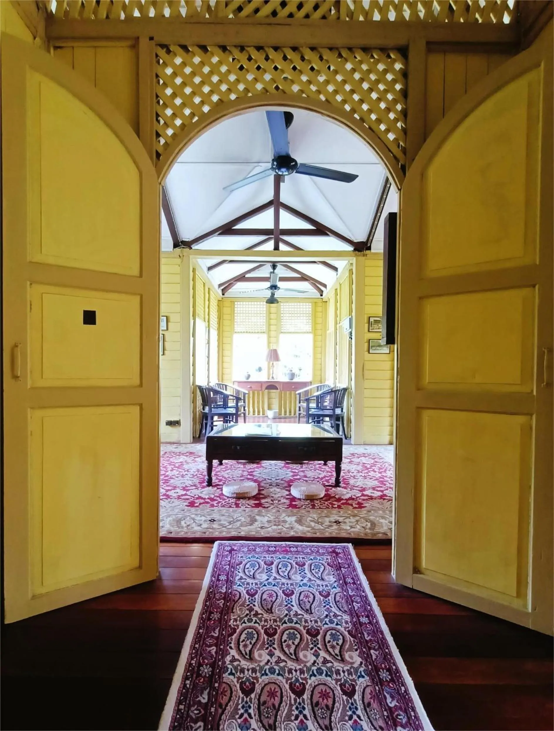 Living room in Bagas Zakariah Orchard Lodge