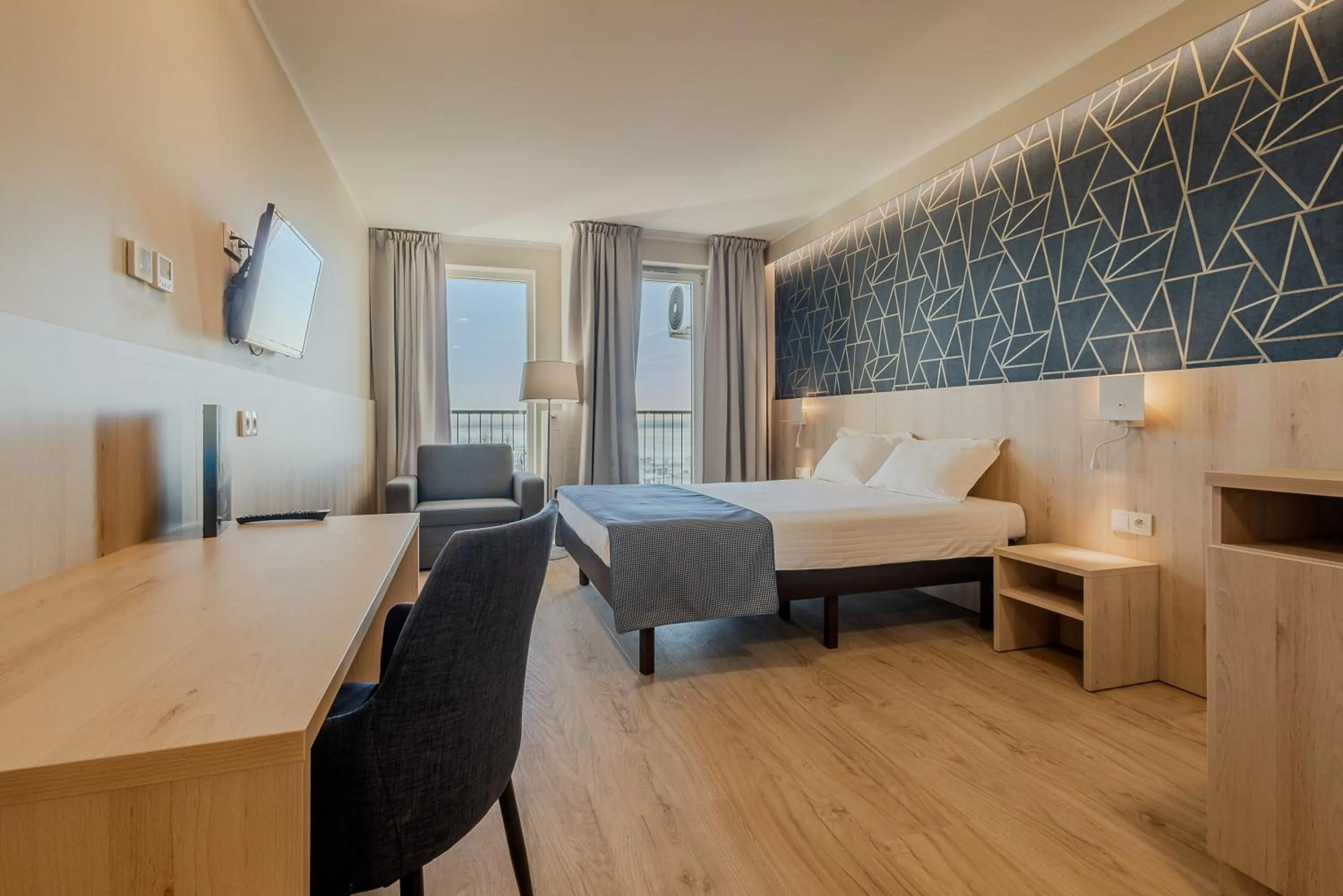 Bed in Blue Marine Mielno