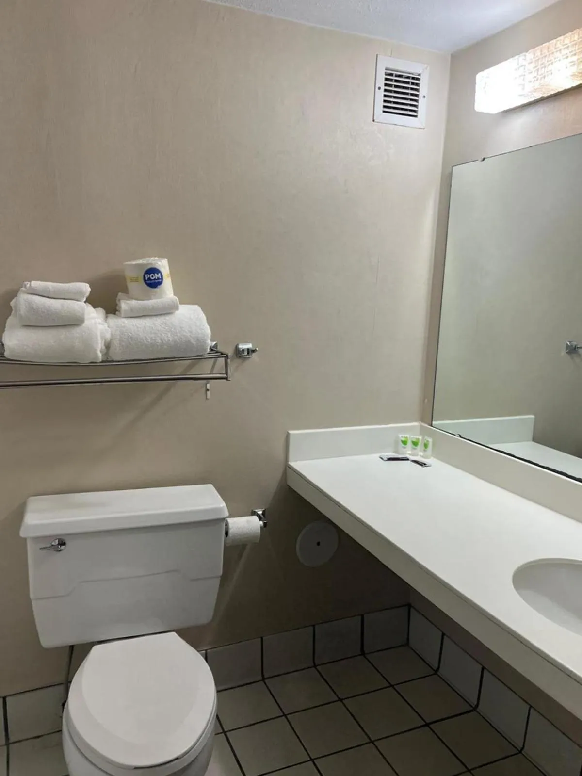 Toilet in Blue Way Inn & Suites La Crosse