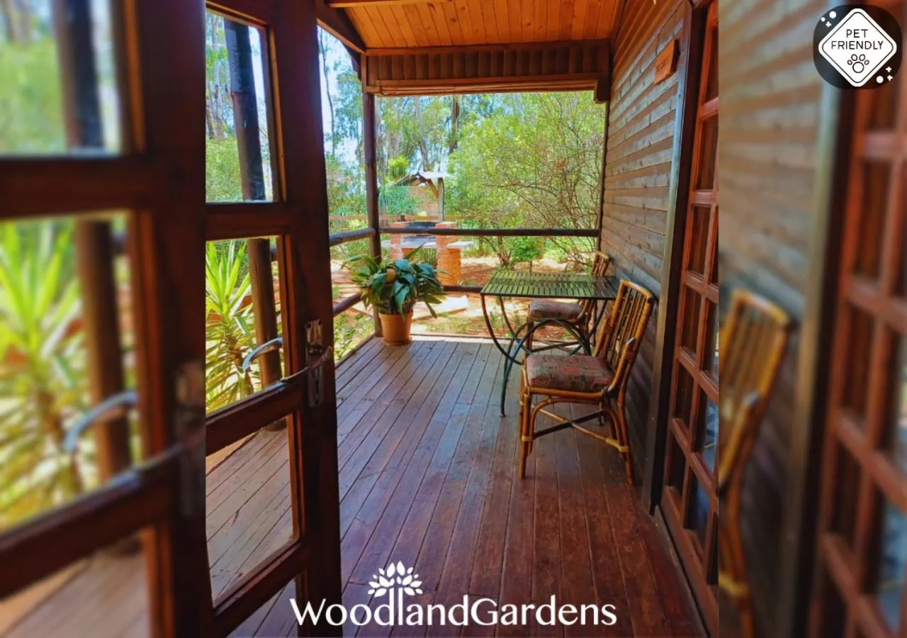 Garden in Woodland Gardens Self catering Pet Friendly Lodge