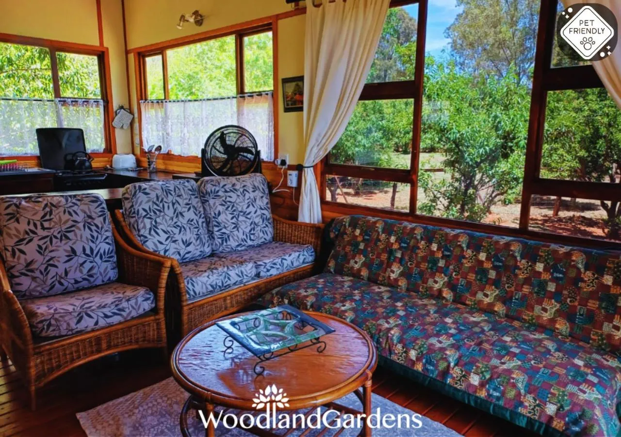 Garden in Woodland Gardens Self catering Pet Friendly Lodge