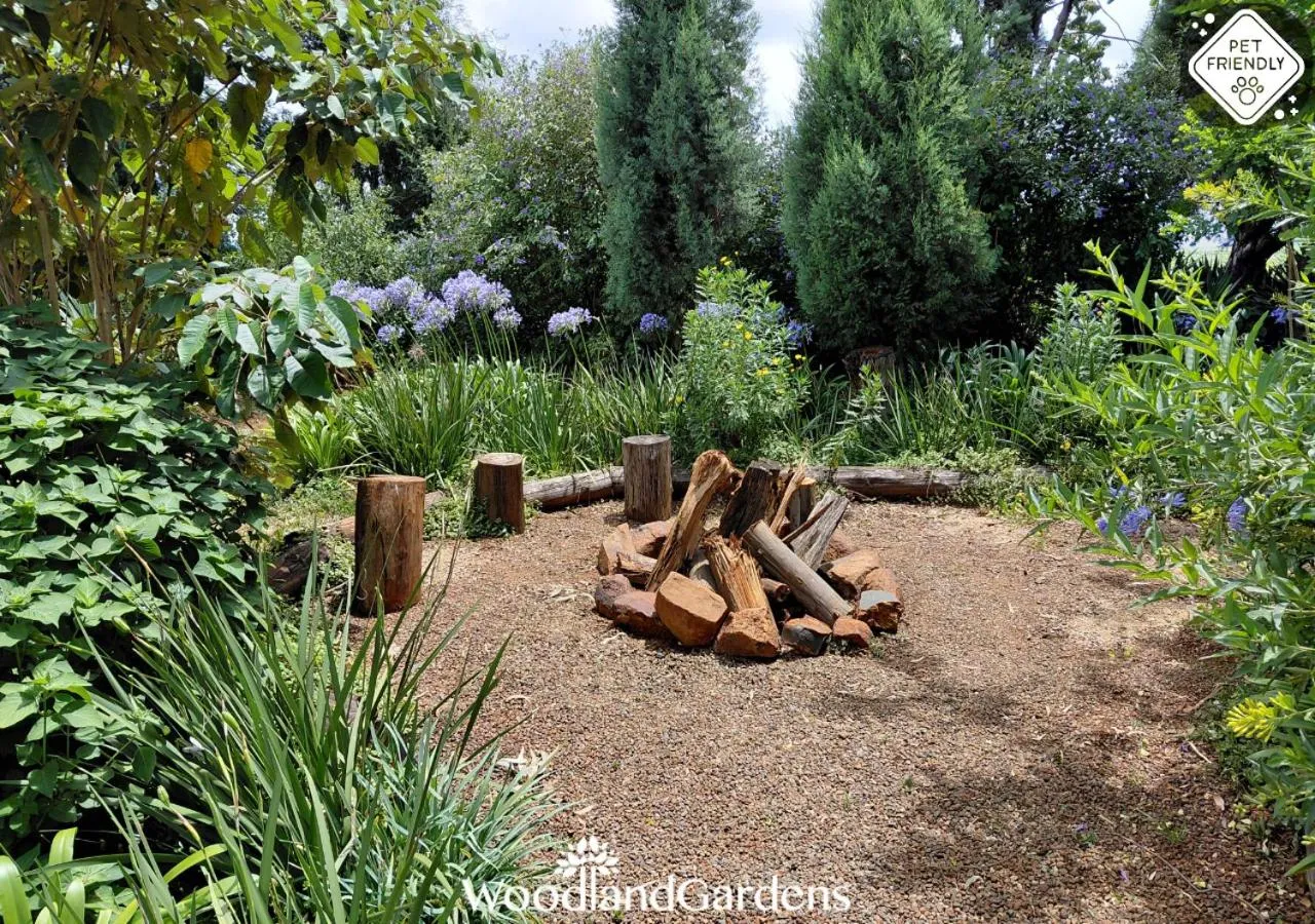 Garden in Woodland Gardens Self catering Pet Friendly Lodge