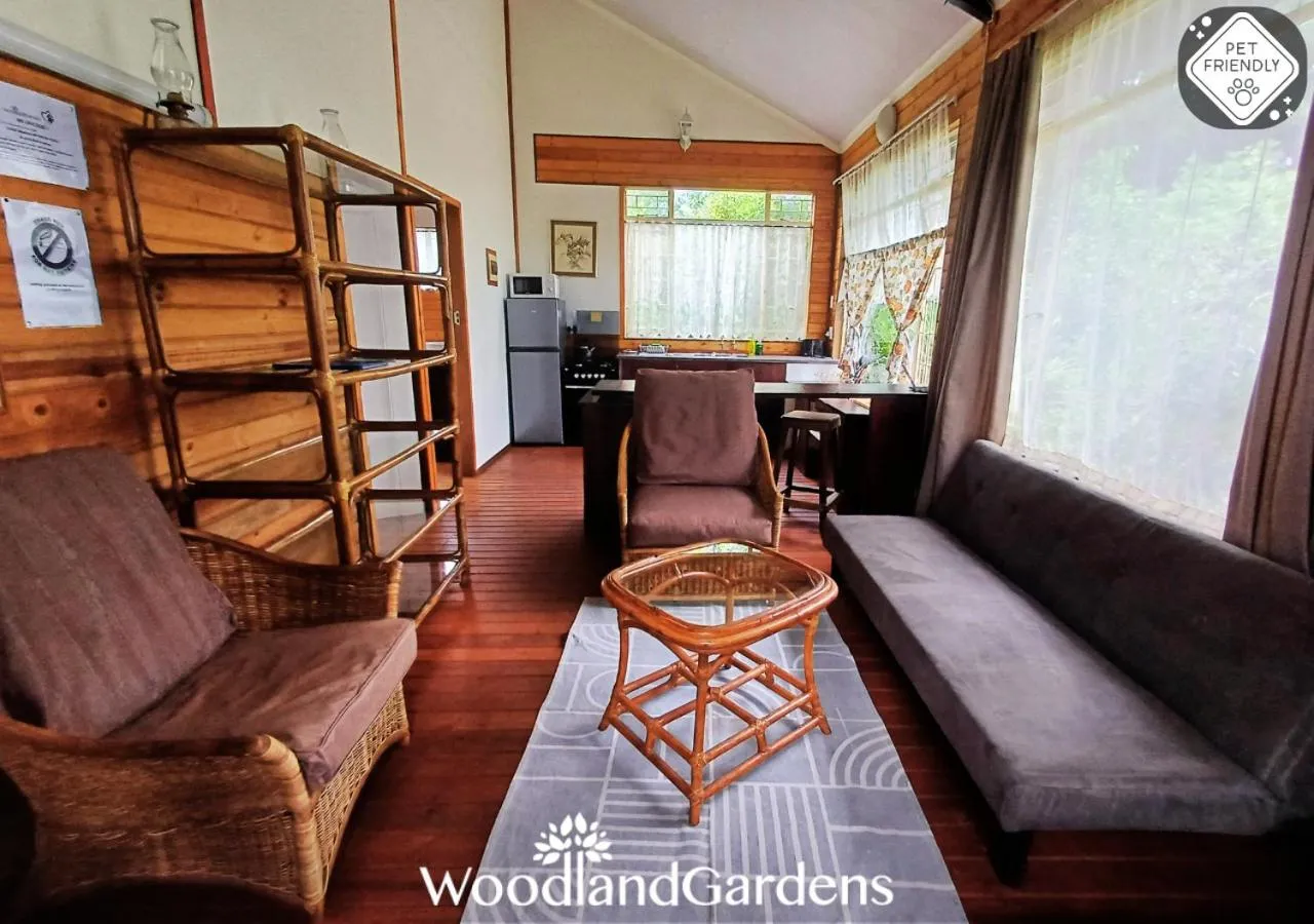 Living room in Woodland Gardens Self catering Pet Friendly Lodge