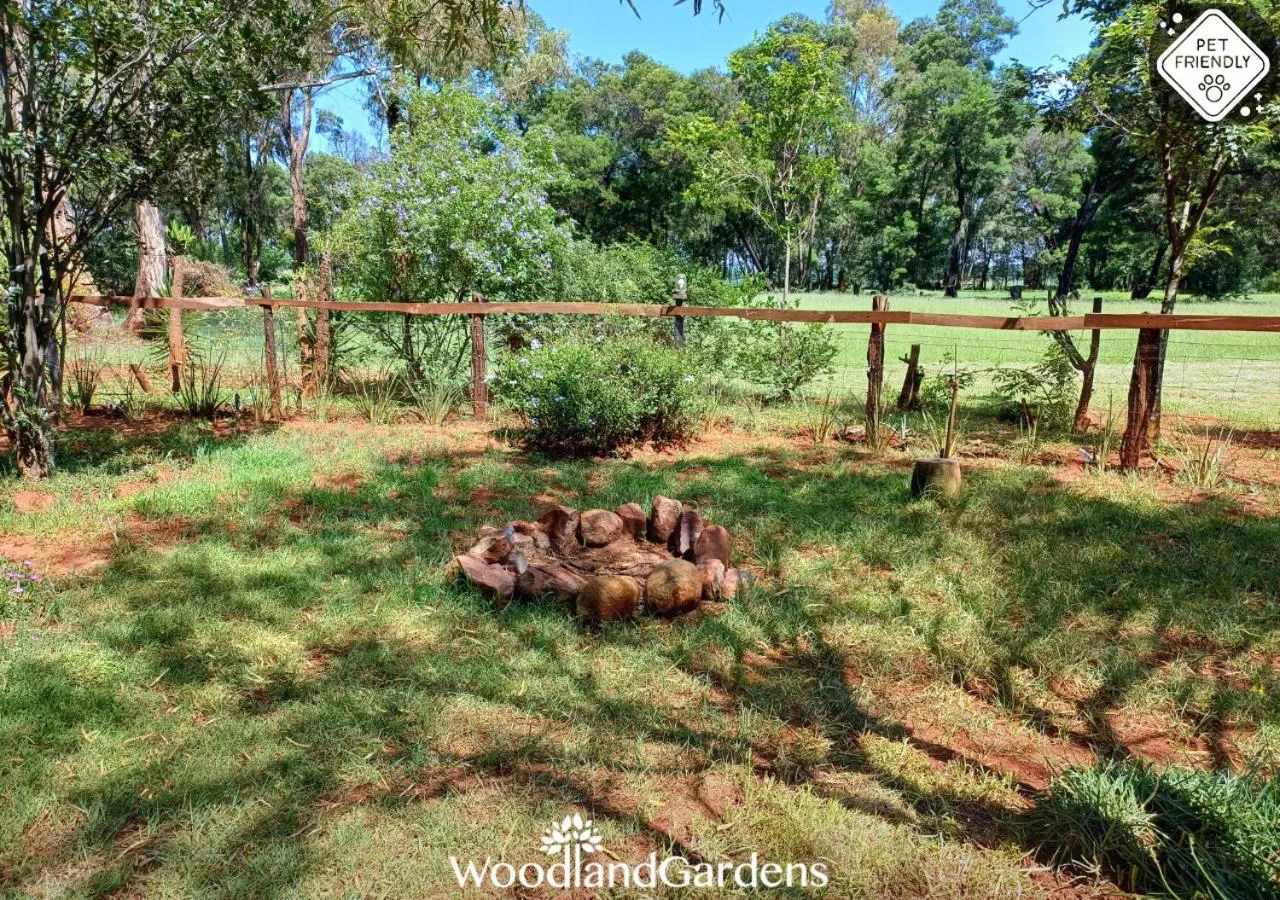 Garden in Woodland Gardens Self catering Pet Friendly Lodge