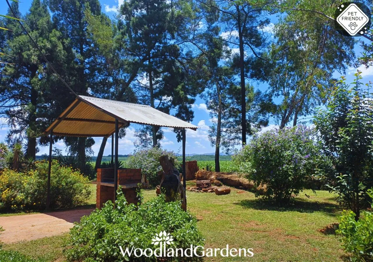 BBQ facilities in Woodland Gardens Self catering Pet Friendly Lodge