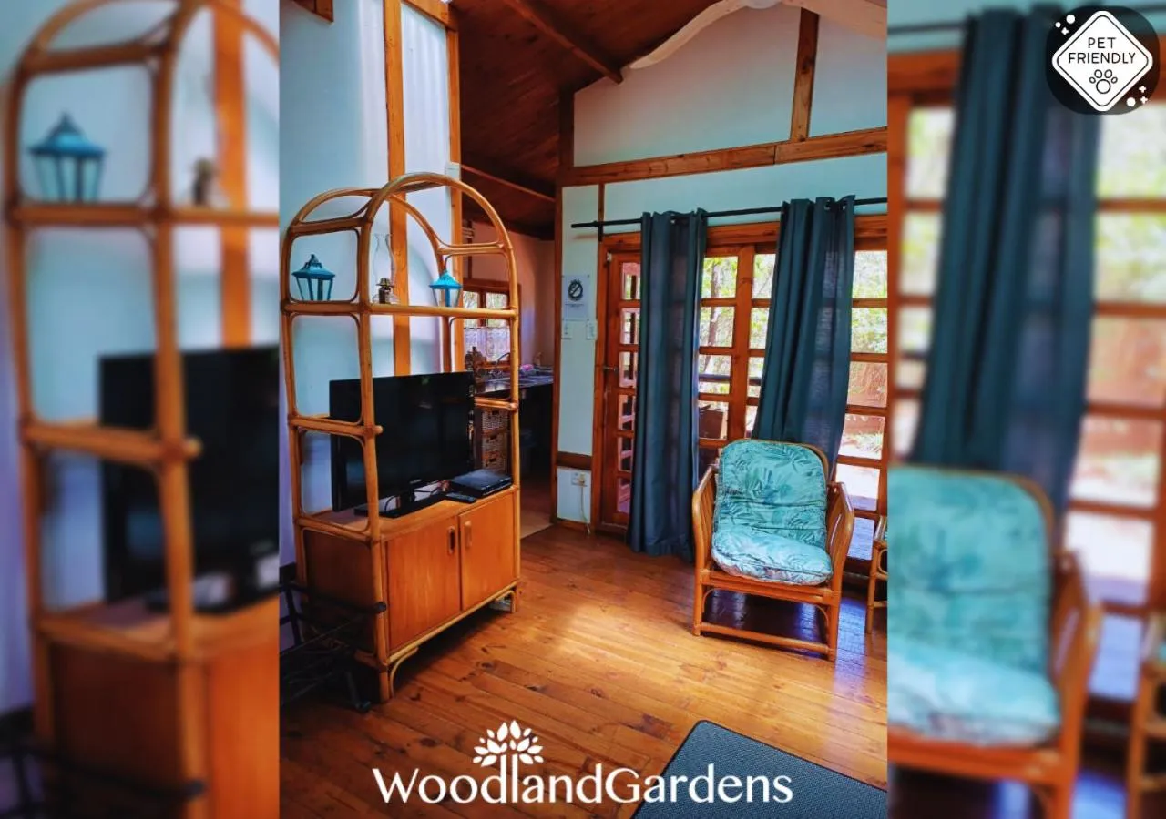 TV and multimedia in Woodland Gardens Self catering Pet Friendly Lodge