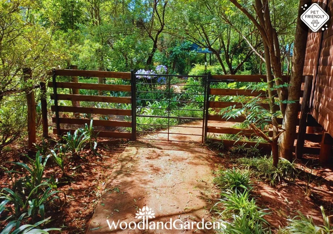 Garden in Woodland Gardens Self catering Pet Friendly Lodge