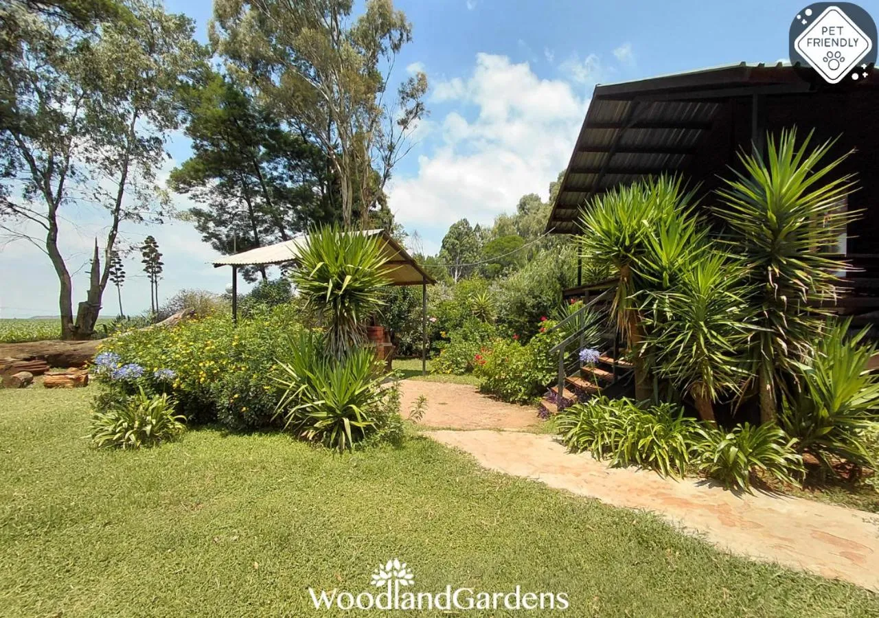 Garden in Woodland Gardens Self catering Pet Friendly Lodge