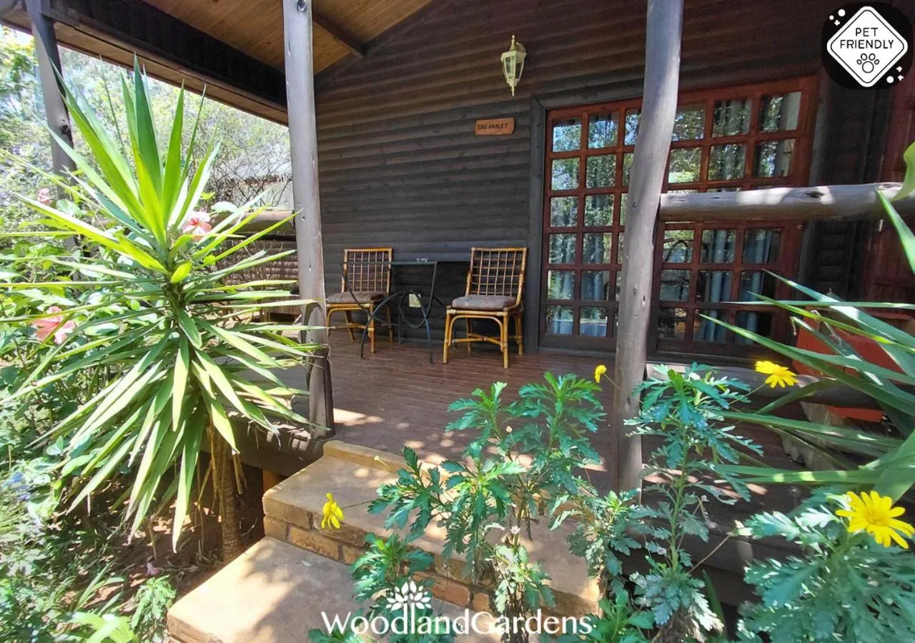 Garden in Woodland Gardens Self catering Pet Friendly Lodge
