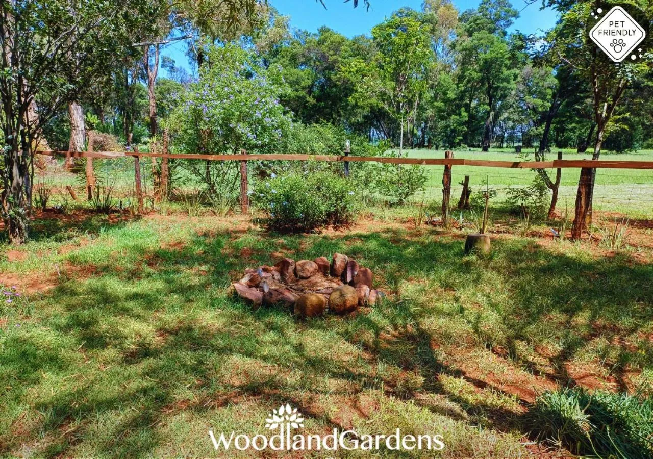Garden in Woodland Gardens Self catering Pet Friendly Lodge