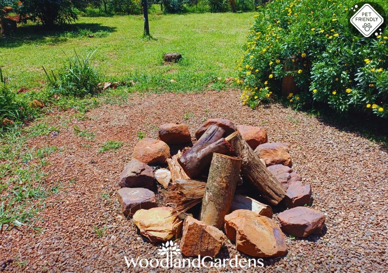 Garden in Woodland Gardens Self catering Pet Friendly Lodge