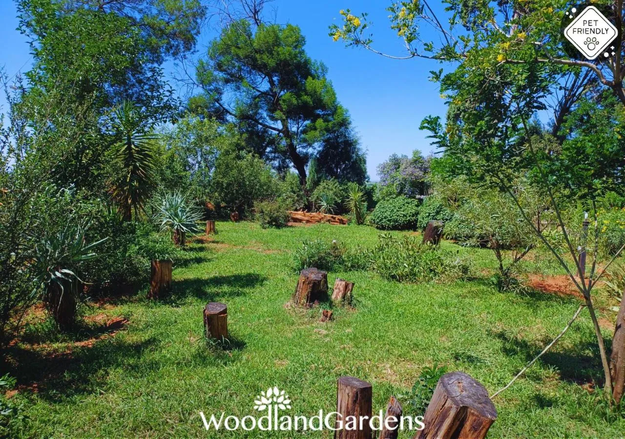 Garden in Woodland Gardens Self catering Pet Friendly Lodge