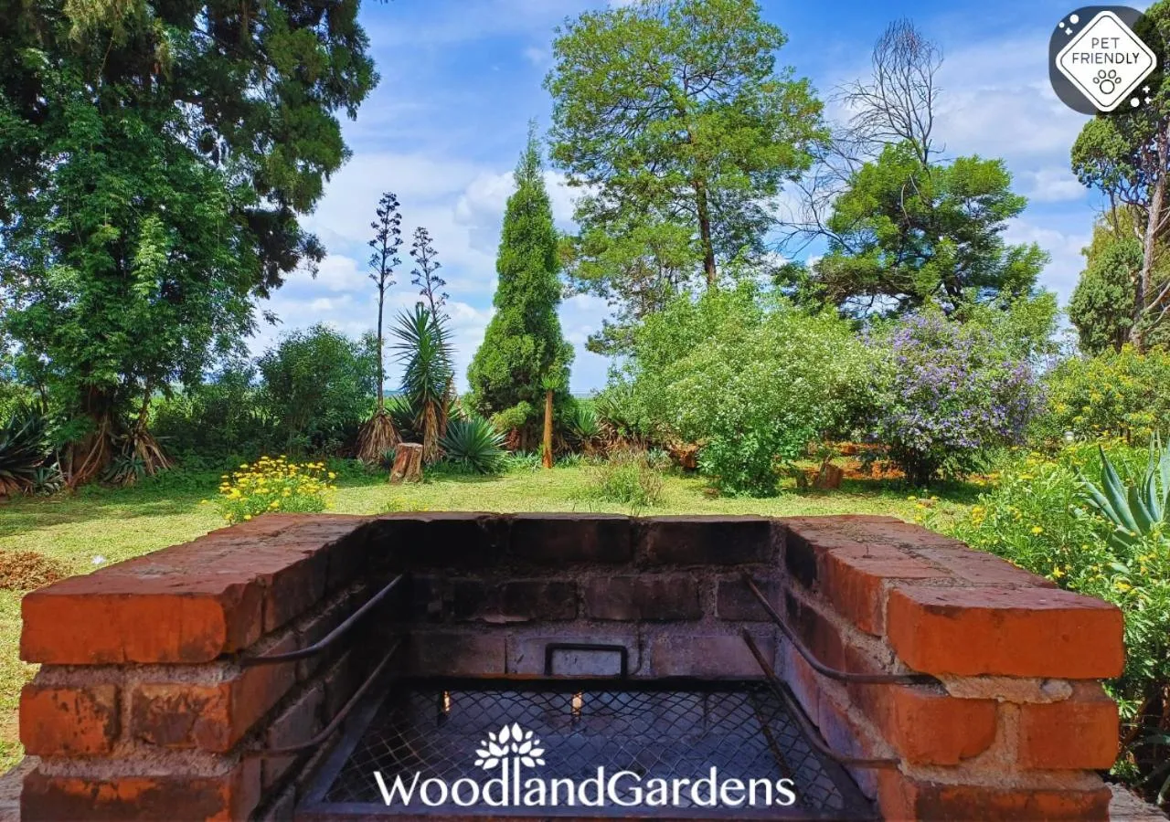 BBQ facilities in Woodland Gardens Self catering Pet Friendly Lodge