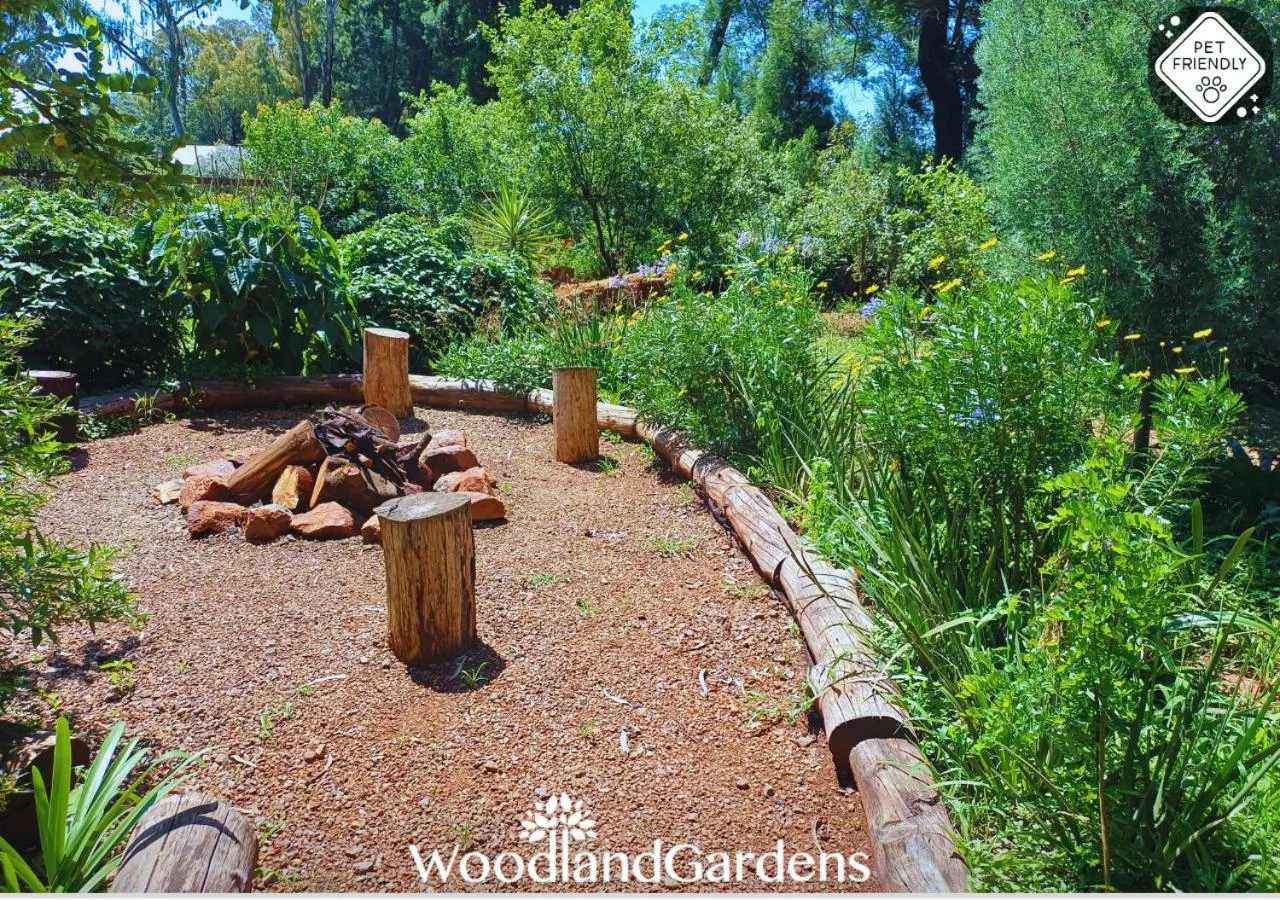 Garden in Woodland Gardens Self catering Pet Friendly Lodge