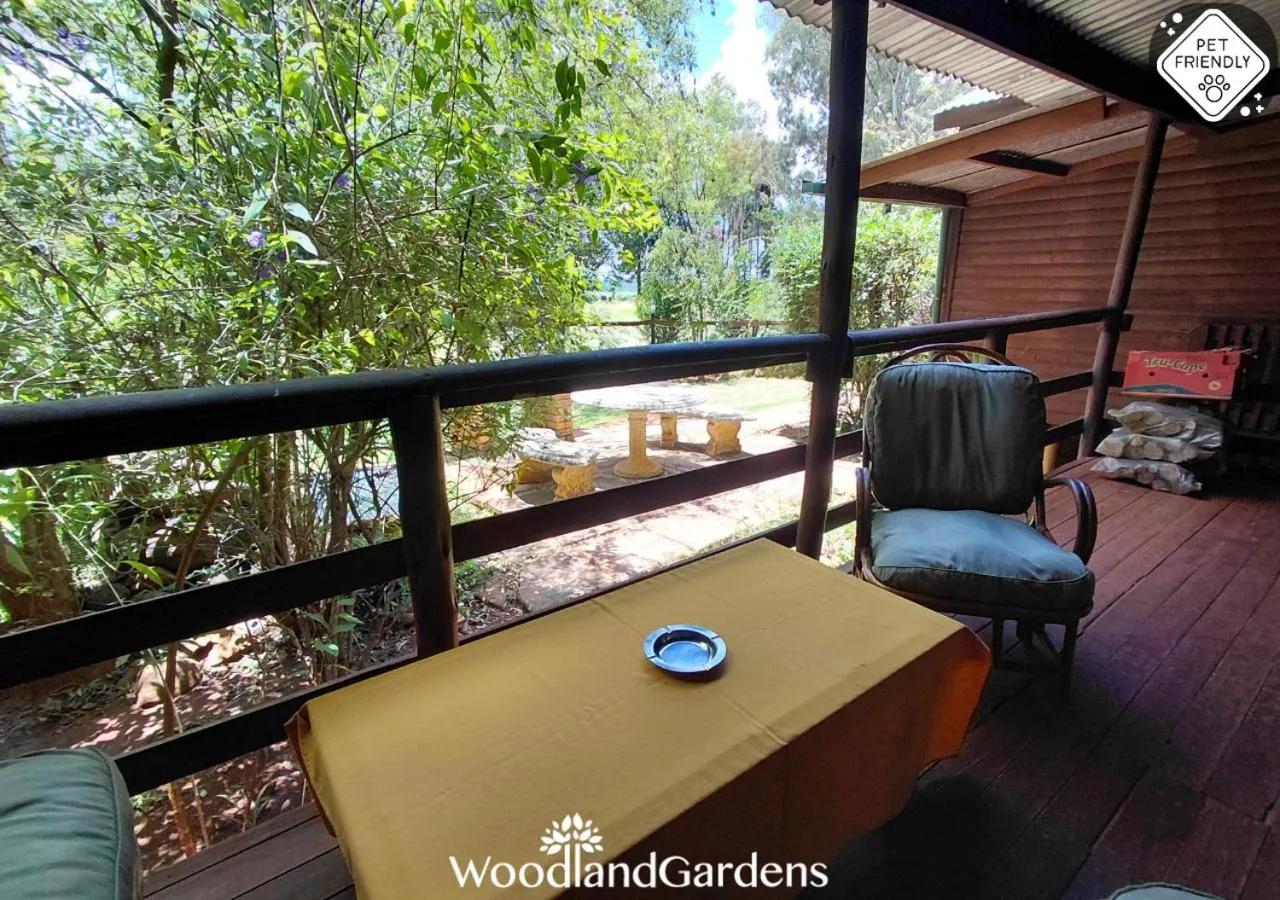 Garden in Woodland Gardens Self catering Pet Friendly Lodge
