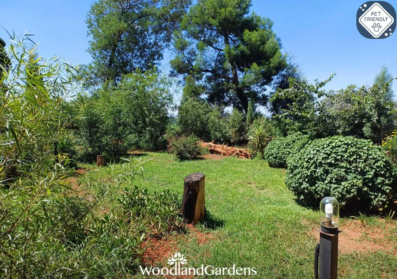 Garden in Woodland Gardens Self catering Pet Friendly Lodge