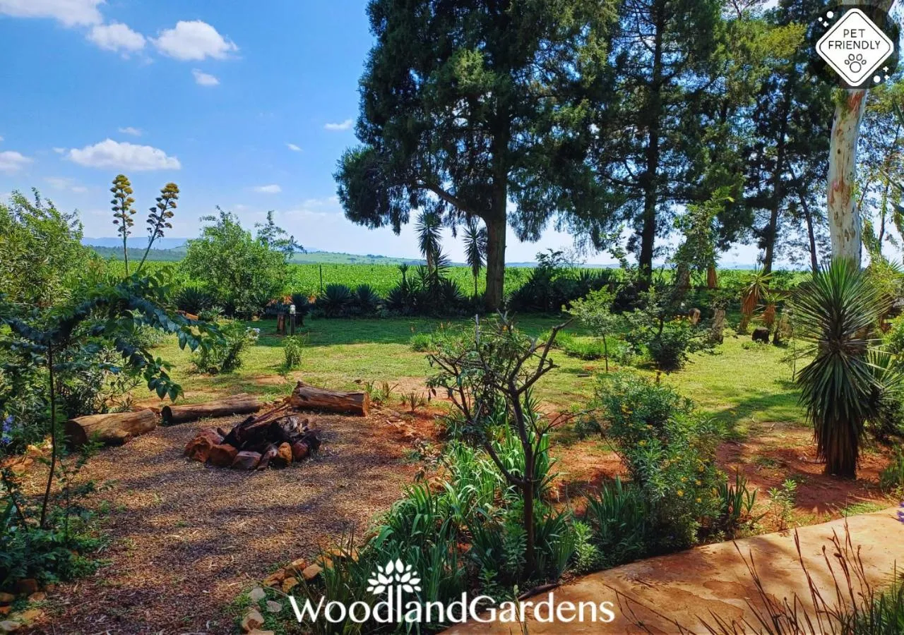 Garden in Woodland Gardens Self catering Pet Friendly Lodge