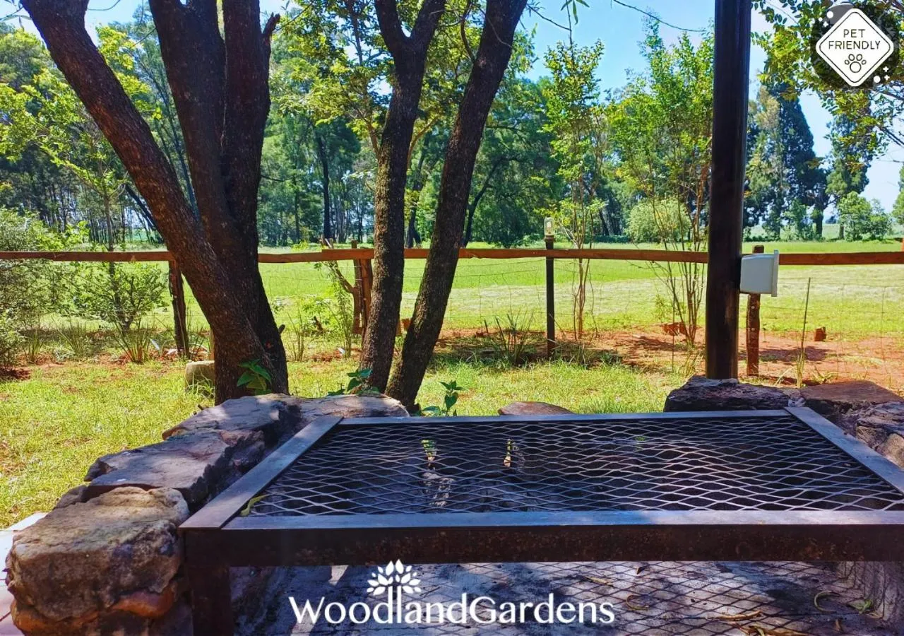 BBQ facilities in Woodland Gardens Self catering Pet Friendly Lodge