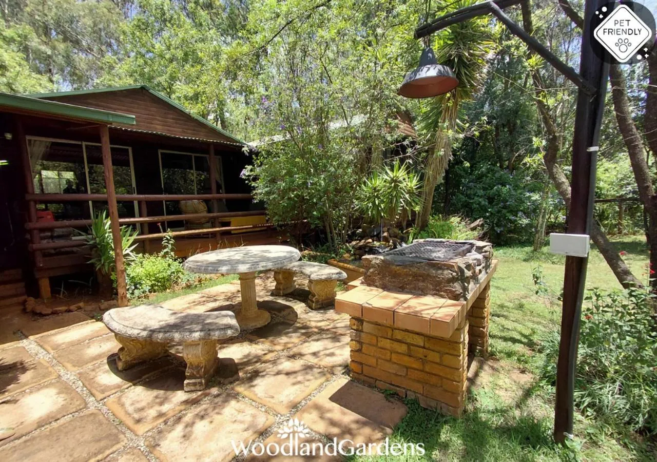 Property building in Woodland Gardens Self catering Pet Friendly Lodge