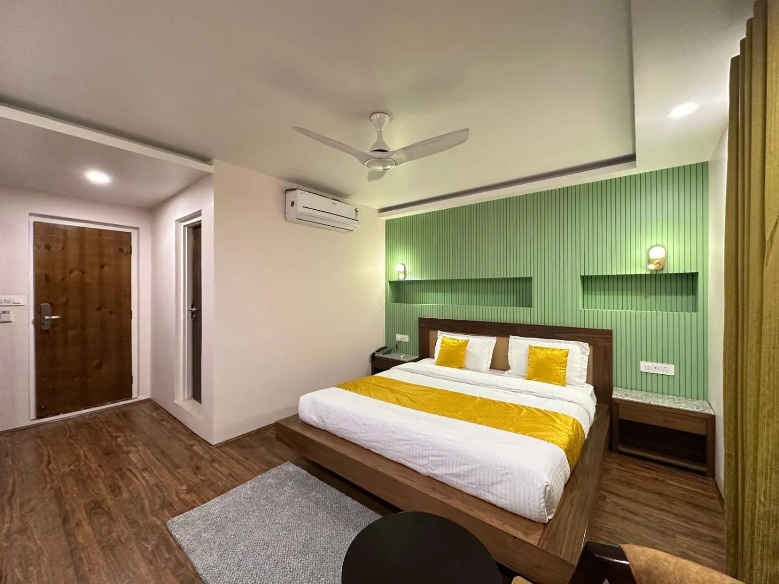 Bedroom, Bed in Luxe Haven Residency