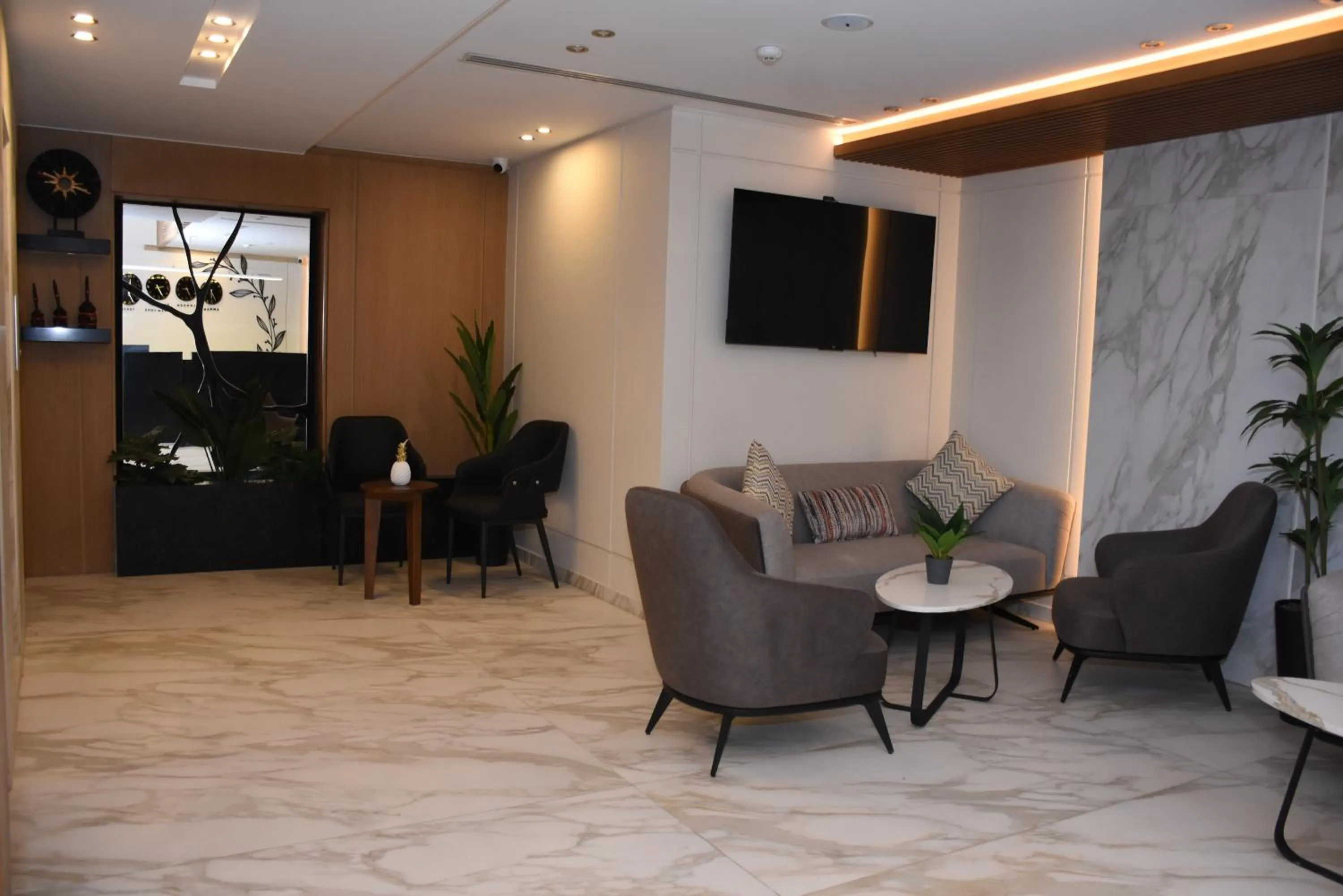 Lobby or reception in Sukoon Hotel Amman