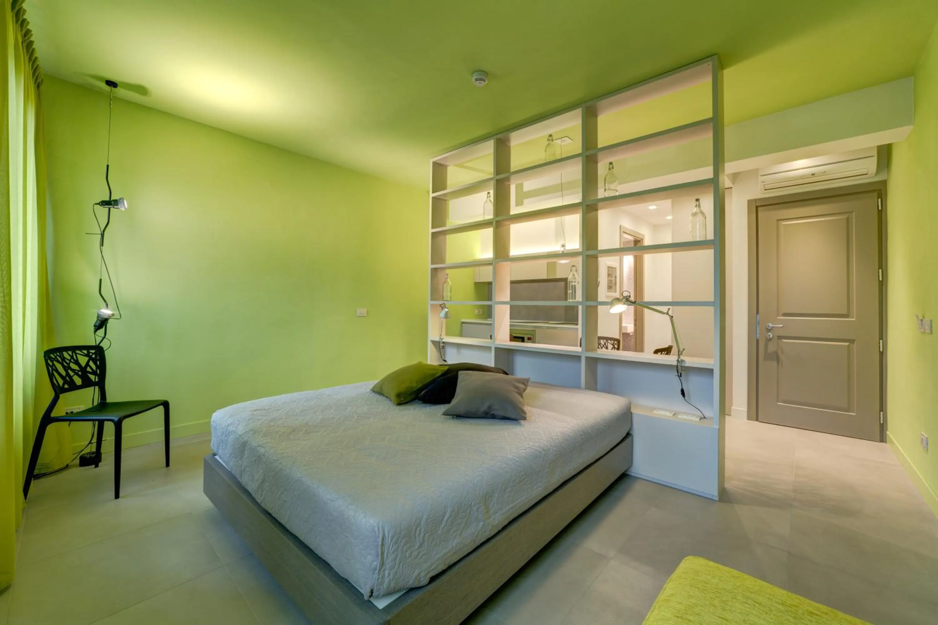 Bed in Palazzo Mannaioni Suites