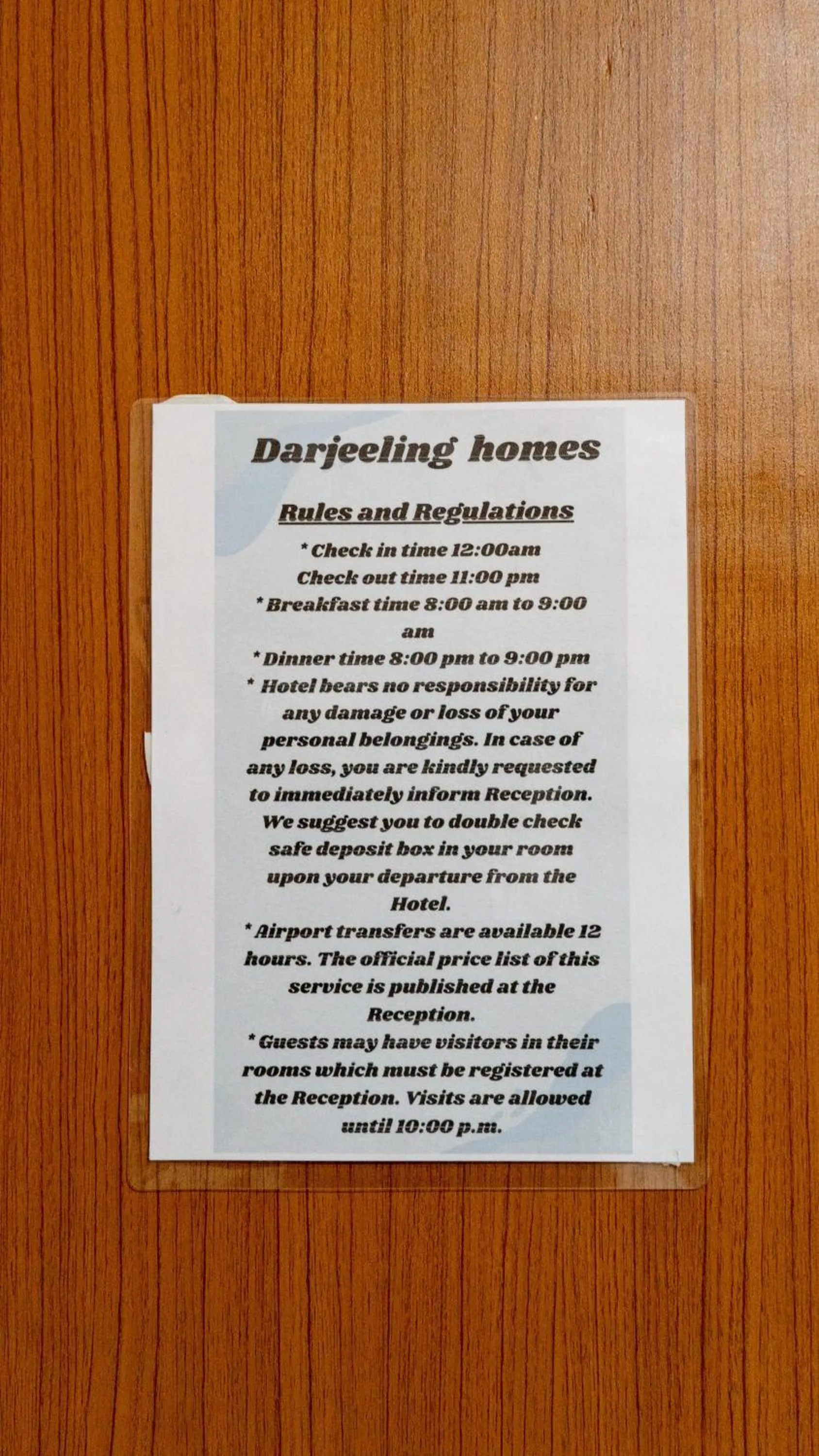 Logo/Certificate/Sign in Darjeeling Homes The Grace