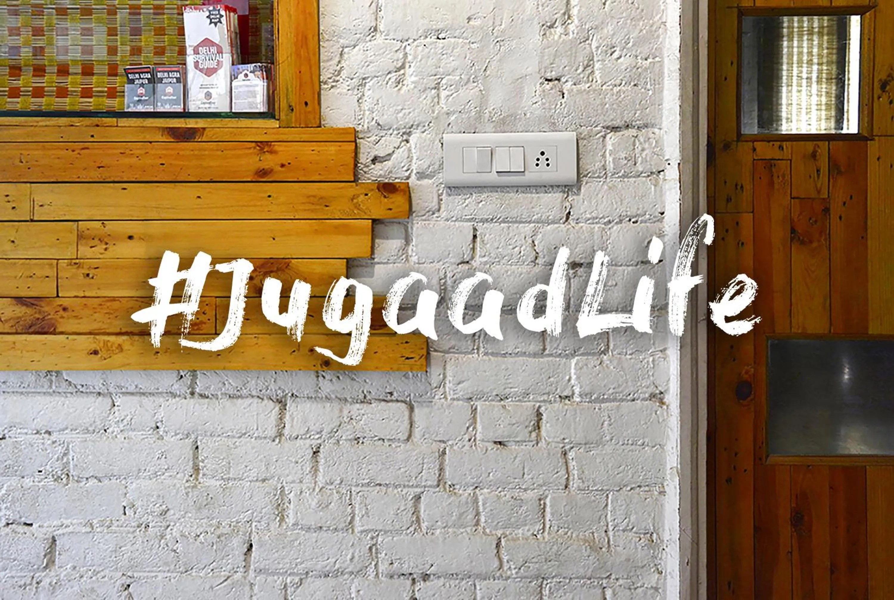 Lobby or reception in JHouse near Bhikaji