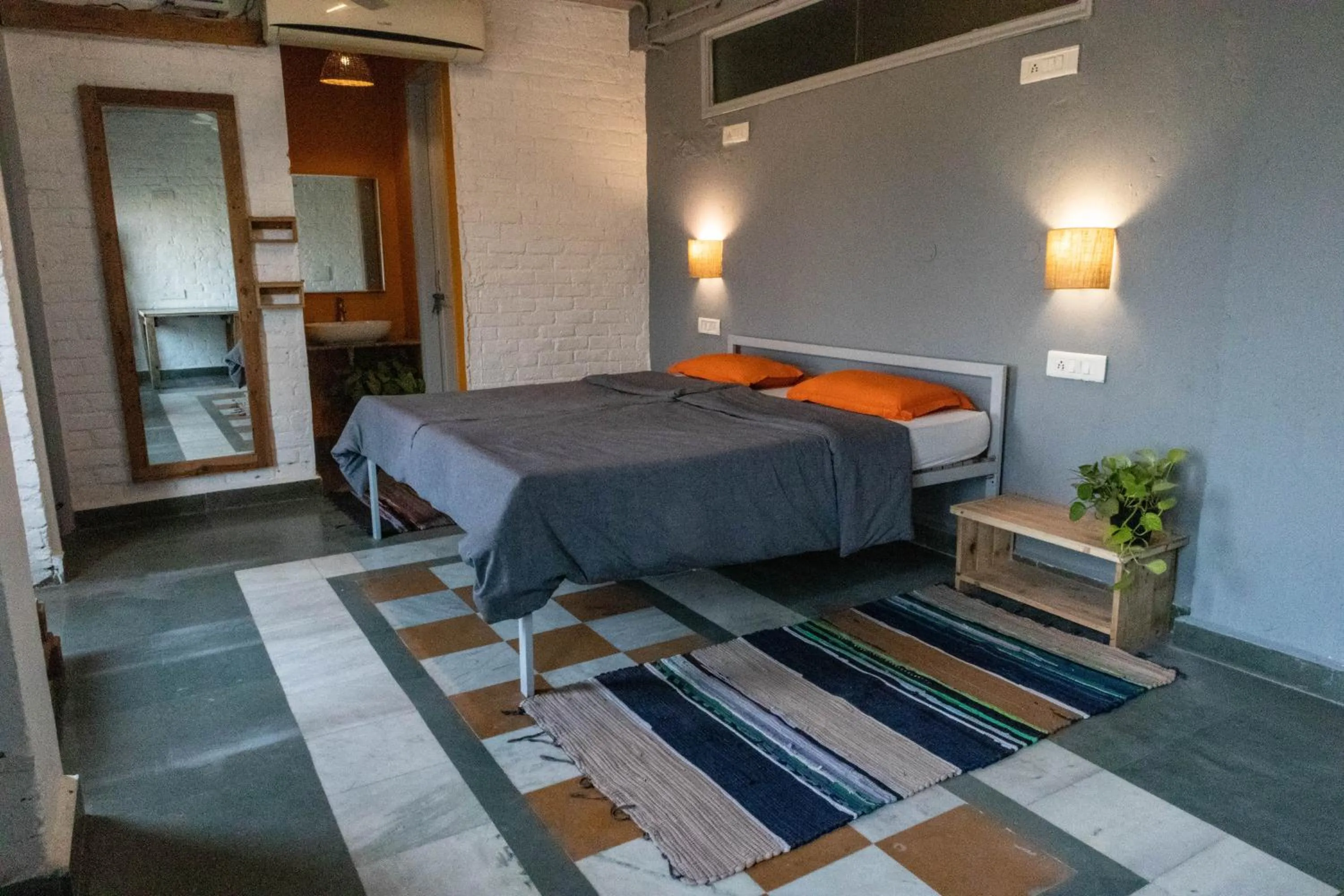 Bedroom, Bed in JHouse near Bhikaji