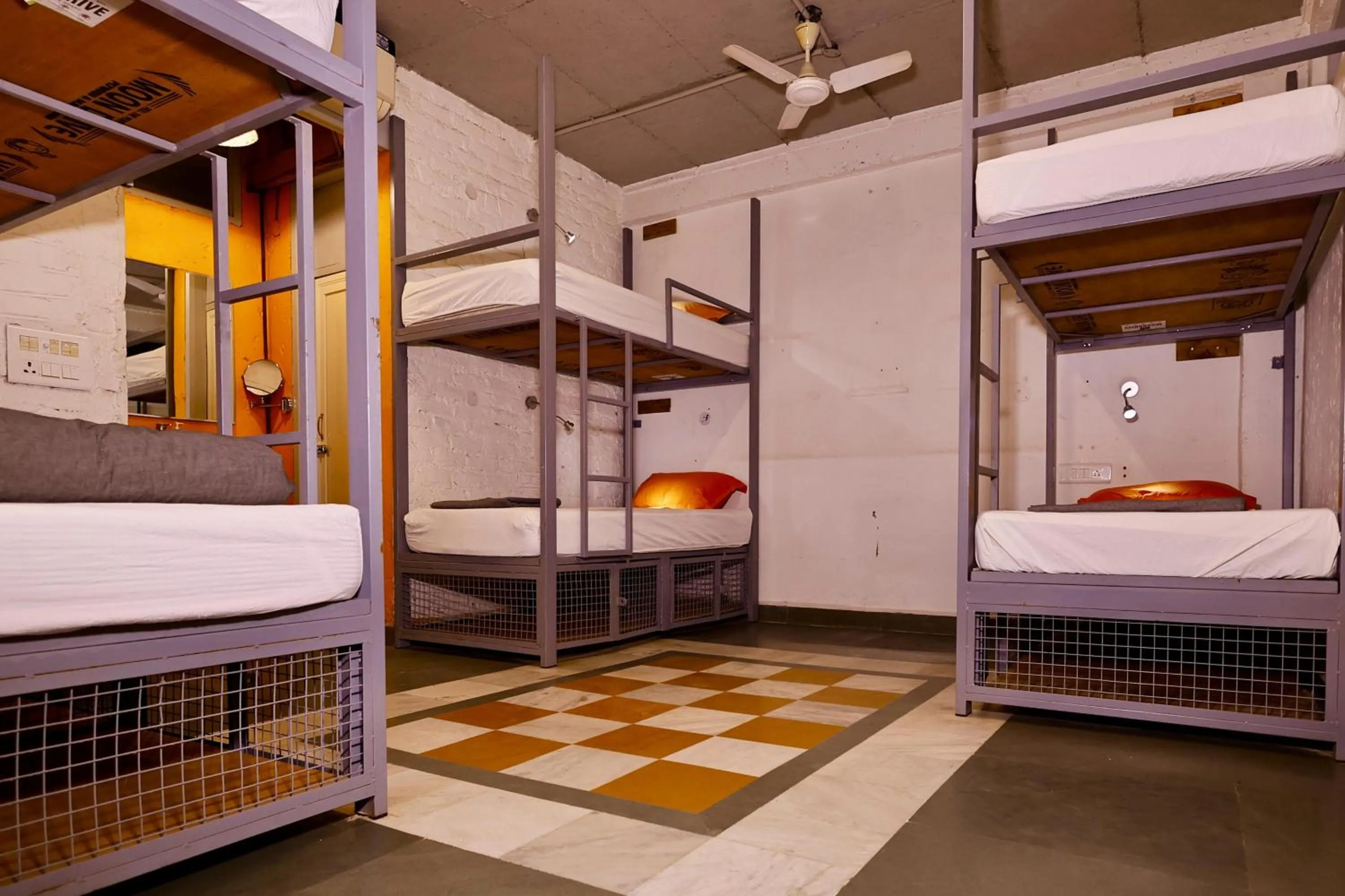 Bed in JHouse near Bhikaji