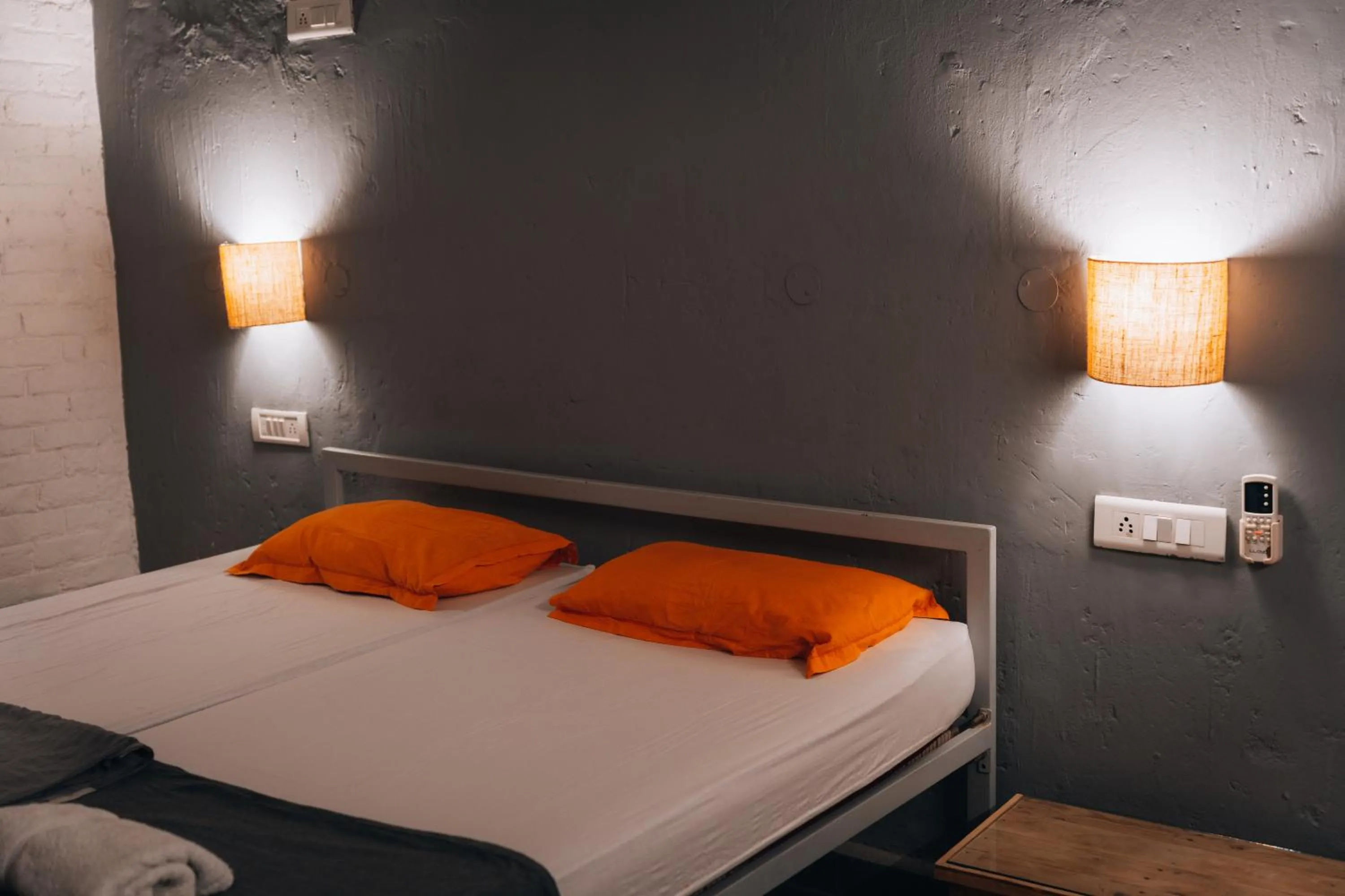 Bed in JHouse near Bhikaji