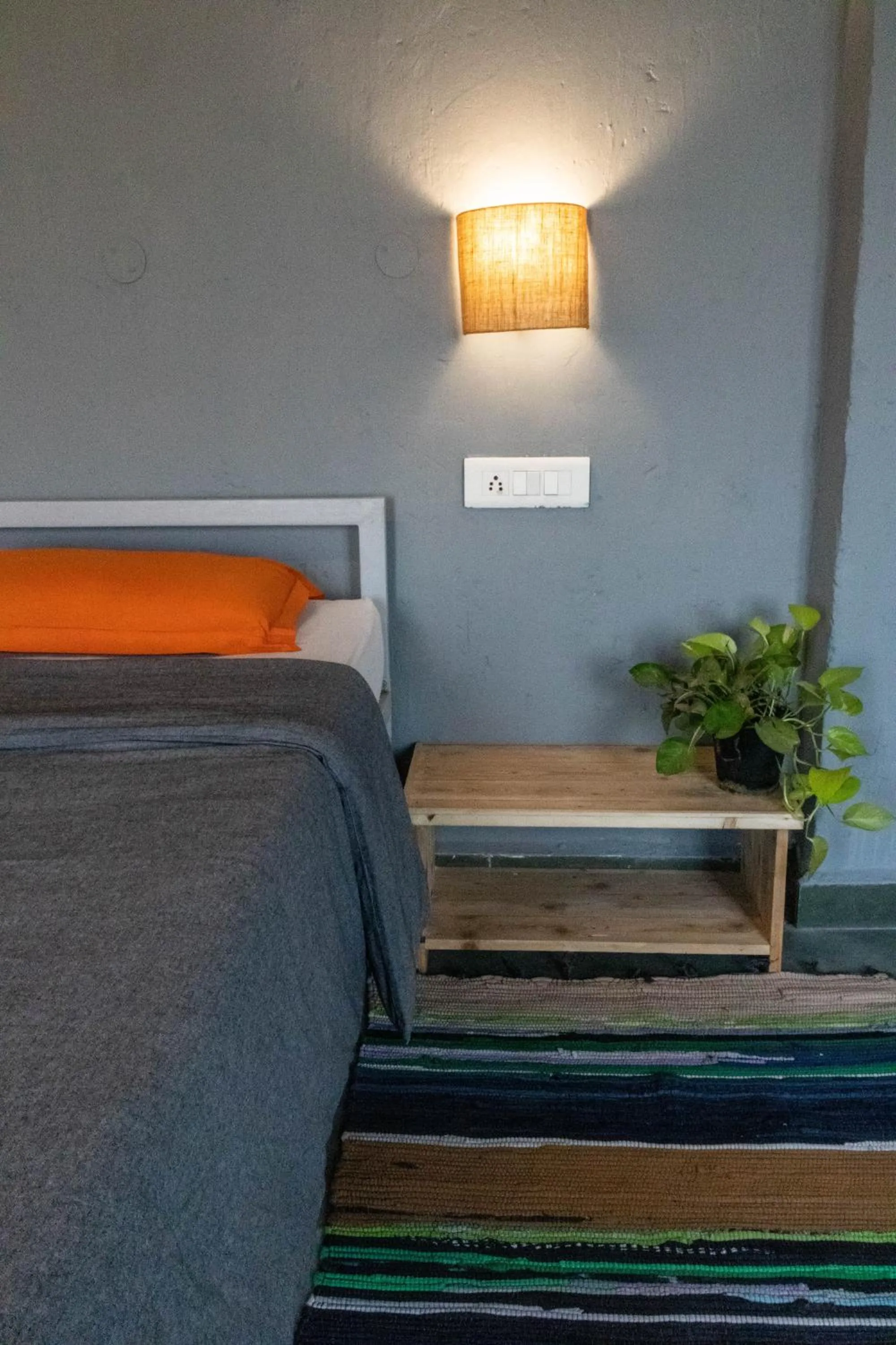 Bed in JHouse near Bhikaji