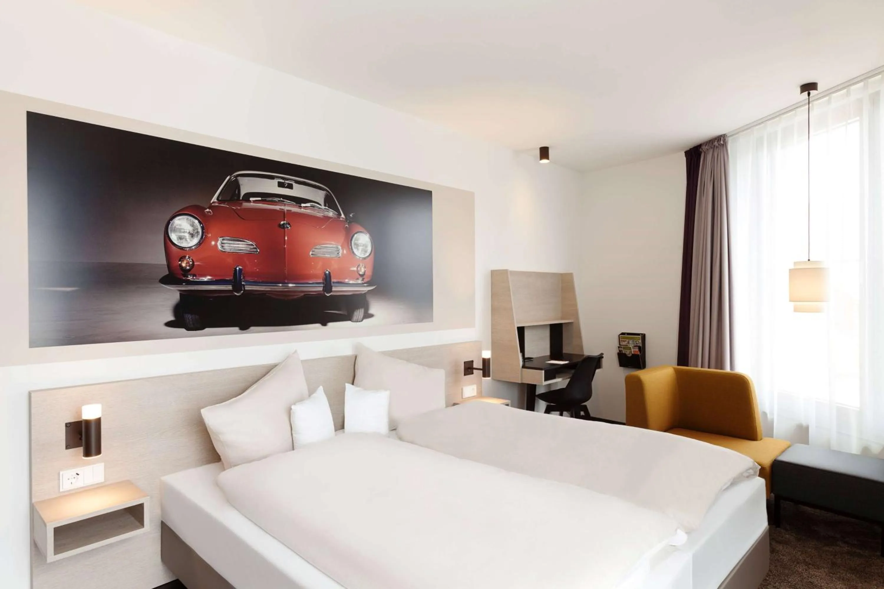 Bed in Vienna House Easy by Wyndham Osnabrück City & Apartments