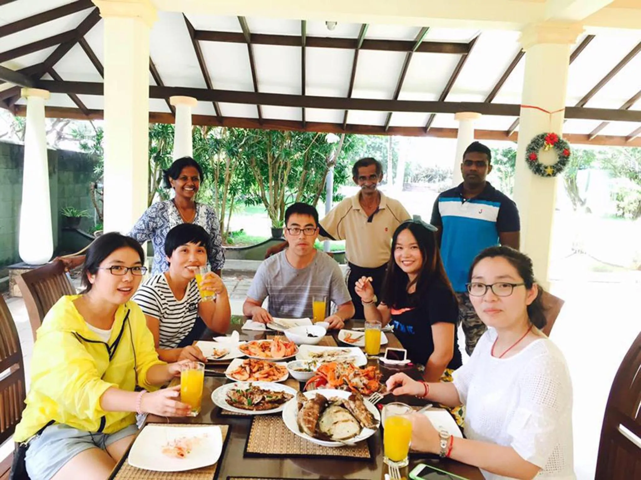 People in Ziegler Cottage