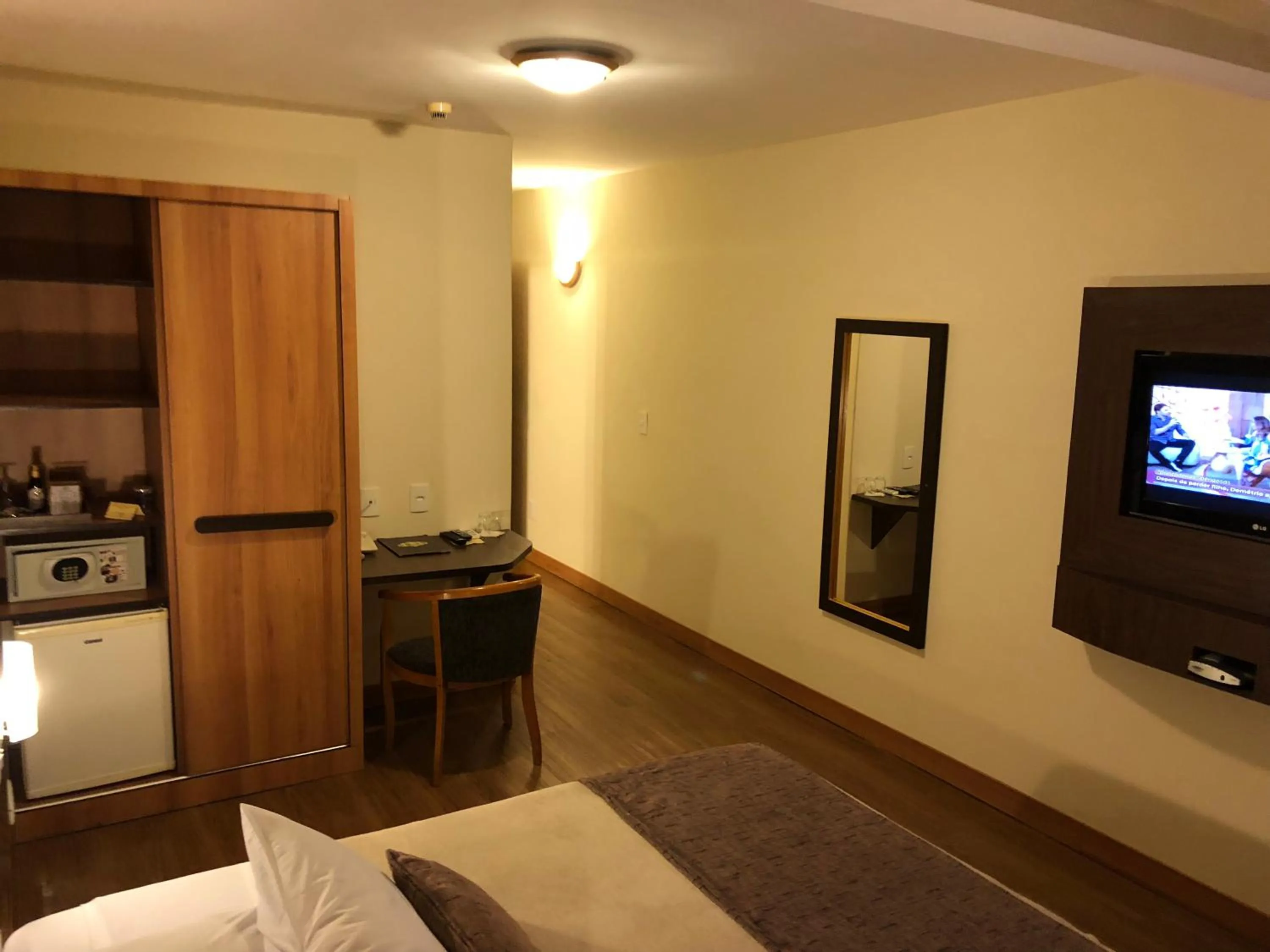 Bed in Gran Continental Hotel Taubaté