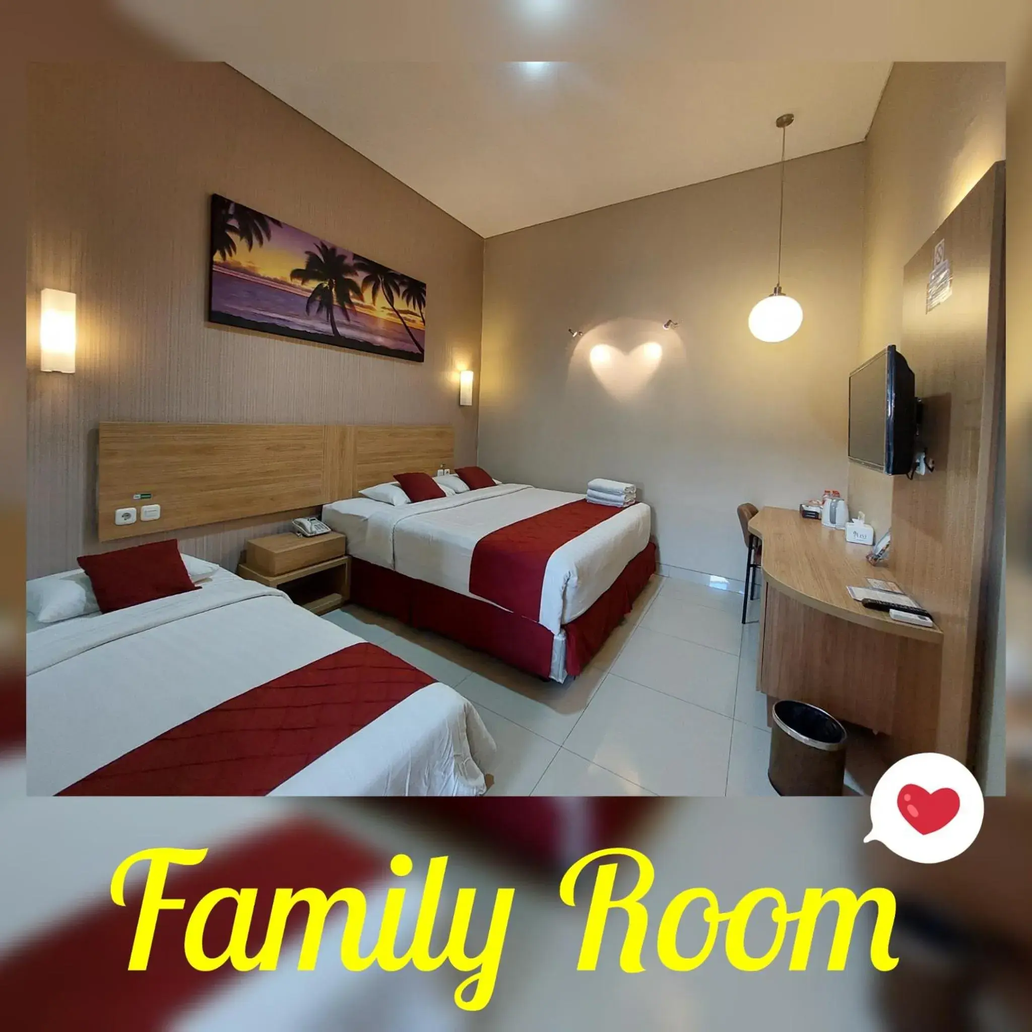 Family Room in Sunshine Family Homestay near Terminal 1 Juanda Airport Family Room in Sunshine Family Homestay near Terminal 1 Juanda Airport