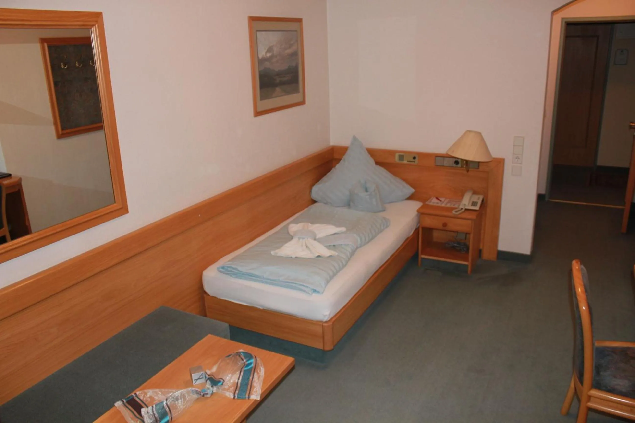Photo of the whole room, Bed in Landgasthaus & Hotel Kurfer Hof