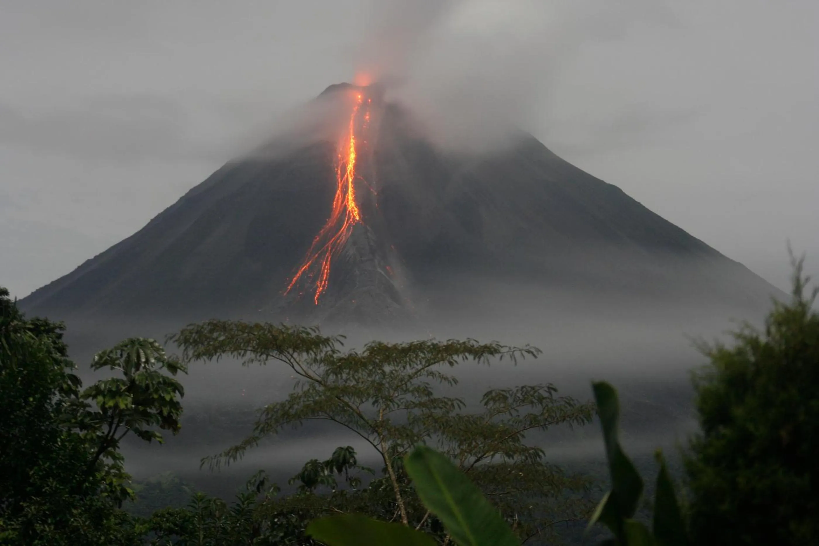 Natural landscape in Arenal Garden Lodge