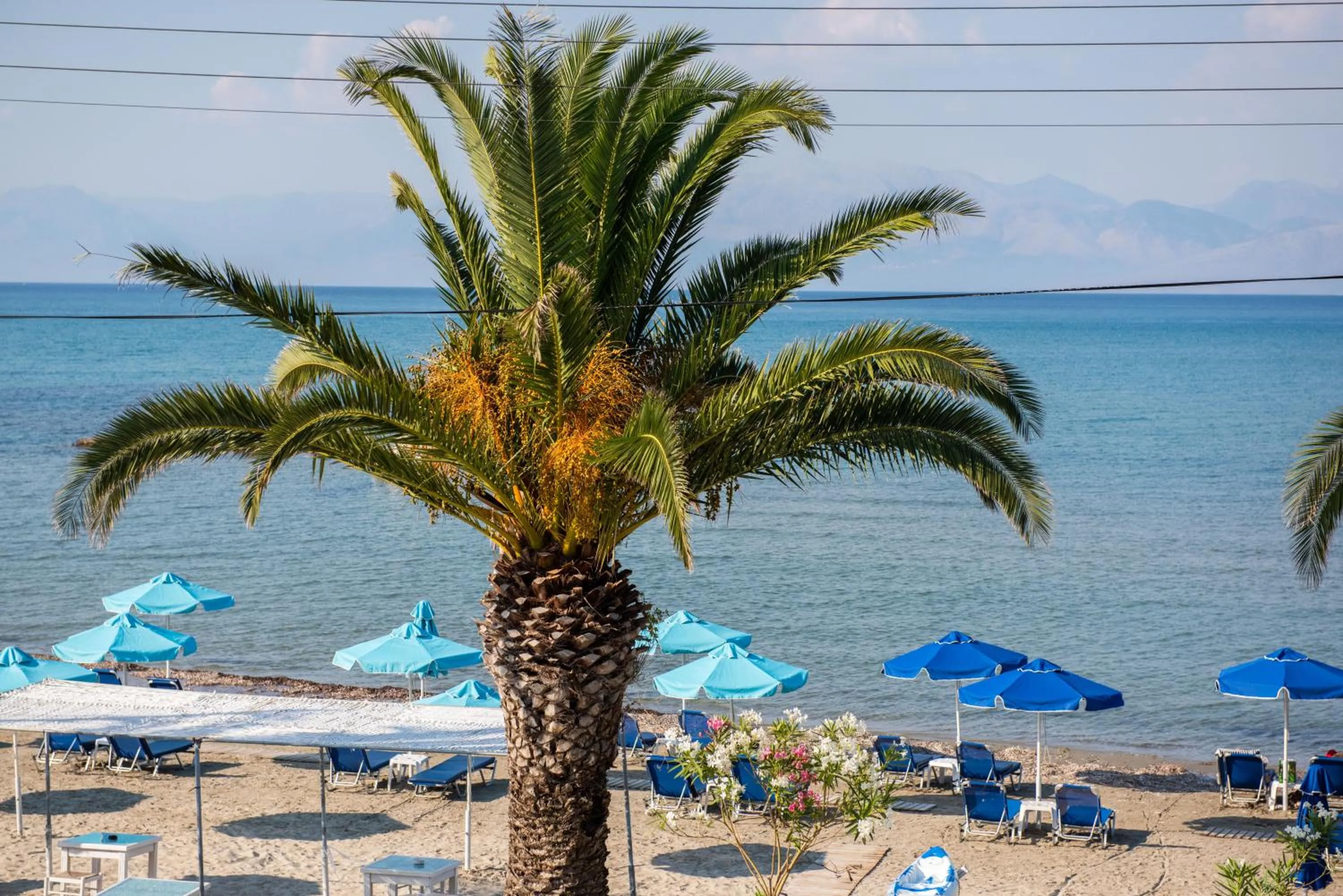 Beach in Aphrodite Beach Hotel Corfu